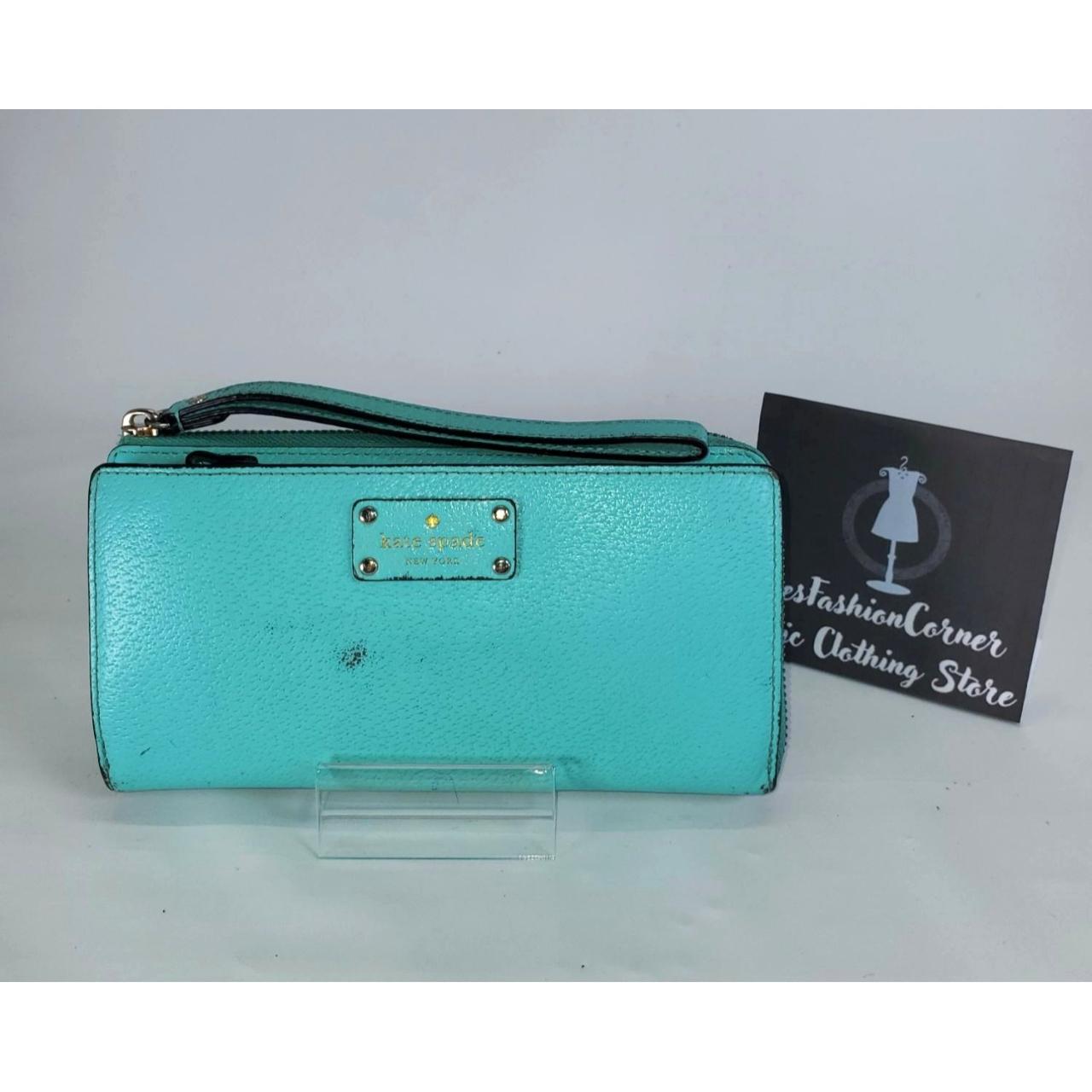 kate spade | Bags | Kate Spade Wellesley Durham Leather Purse Fremont  Turquoise | Poshmark