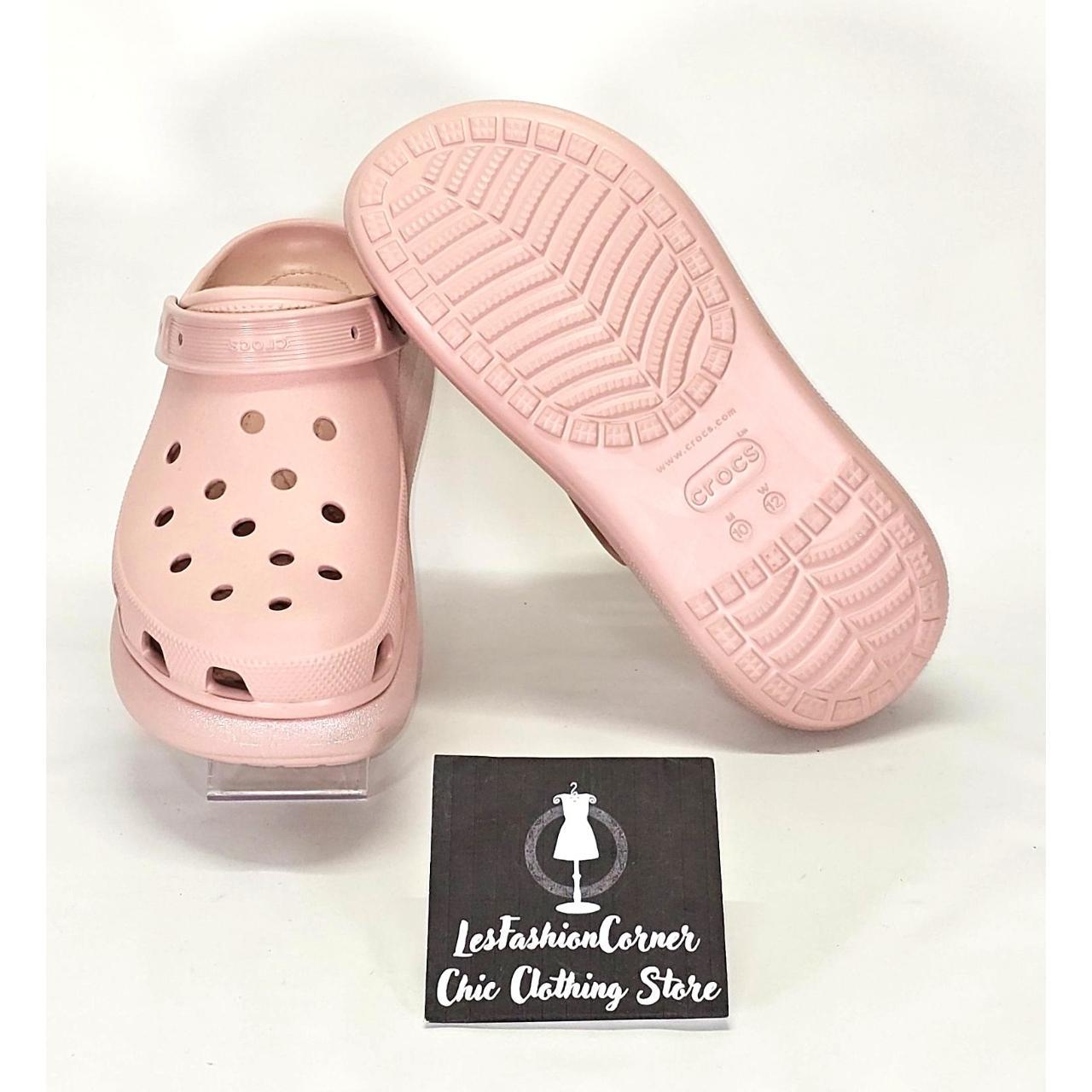 New Without Box Crocs Unisex Pink Clay Croslite. Depop