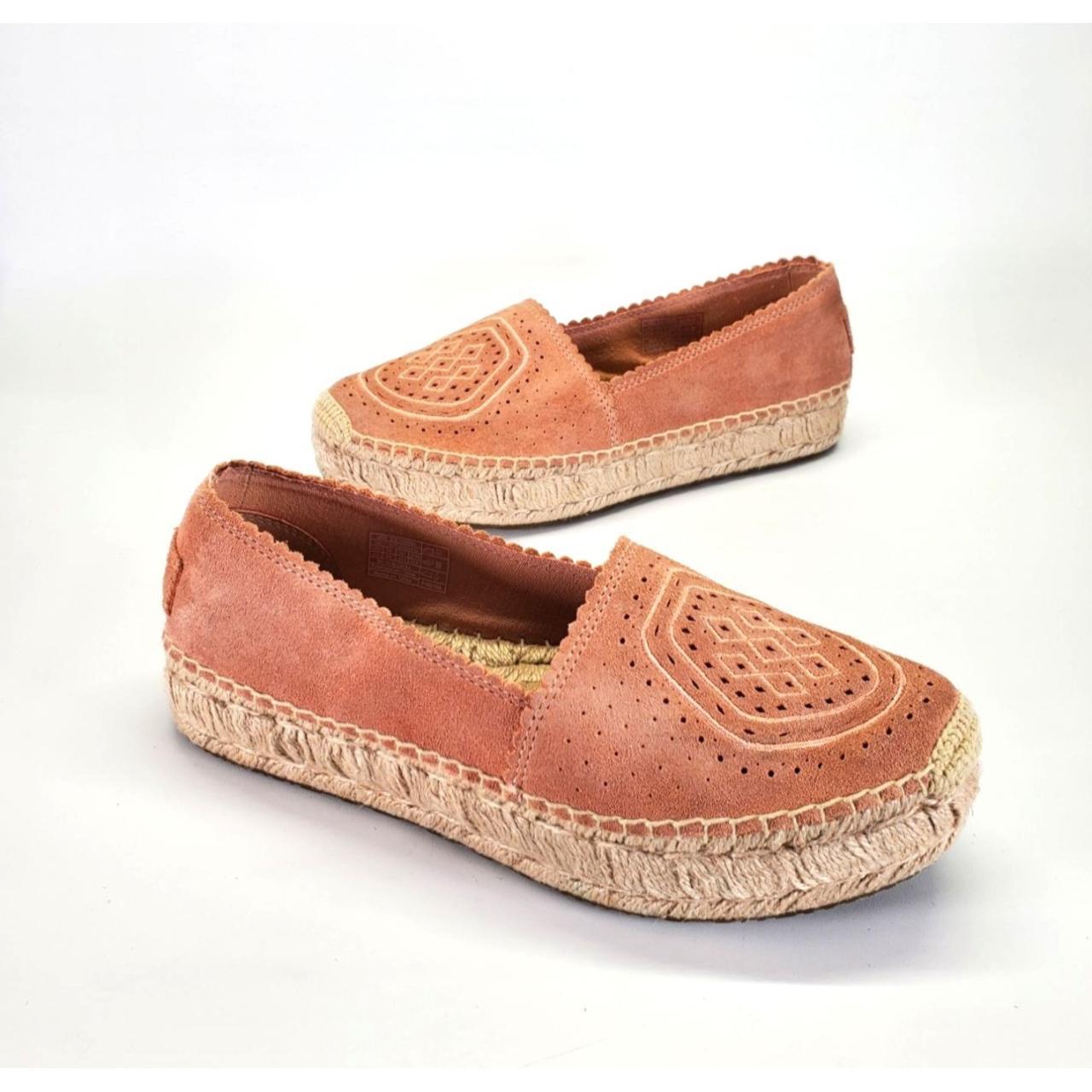 UGG Women s Pink Heidi Perforated Espadrille In