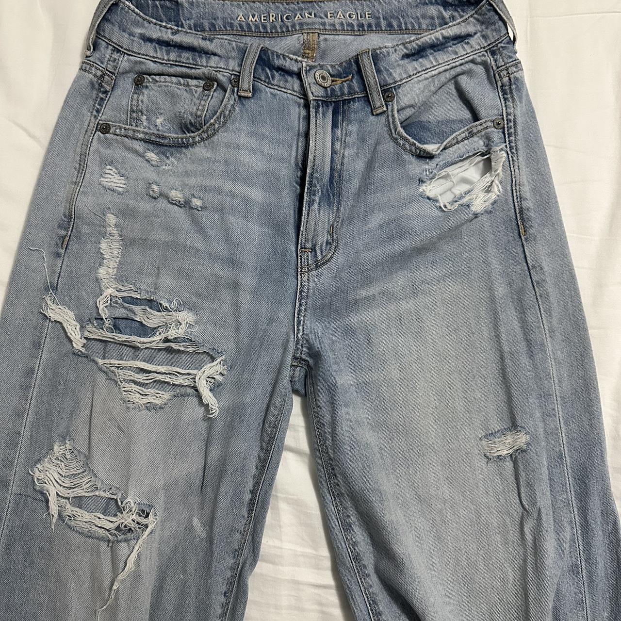american eagle ripped skater jeans size 2... Depop
