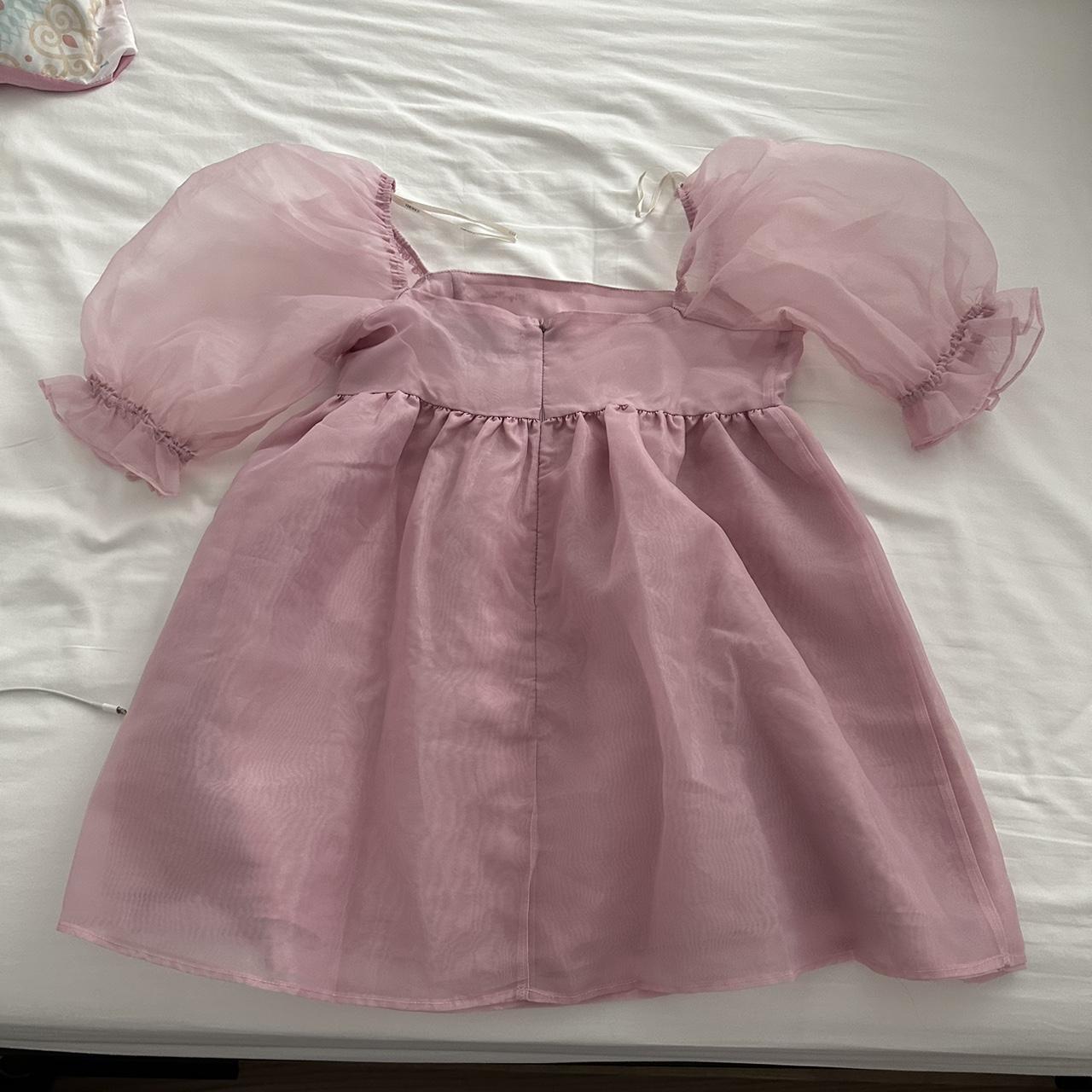 my melody puffy dress from forever 21 pinkish purple... - Depop