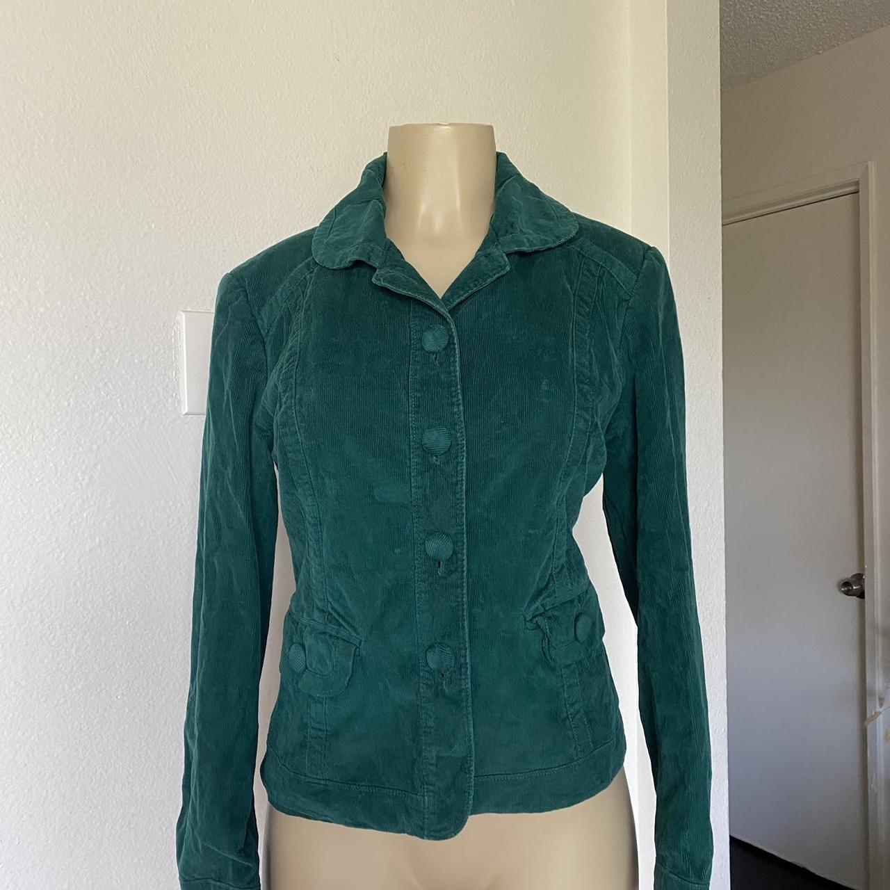 Green corduroy jacket Its giving Vintage style, it... - Depop