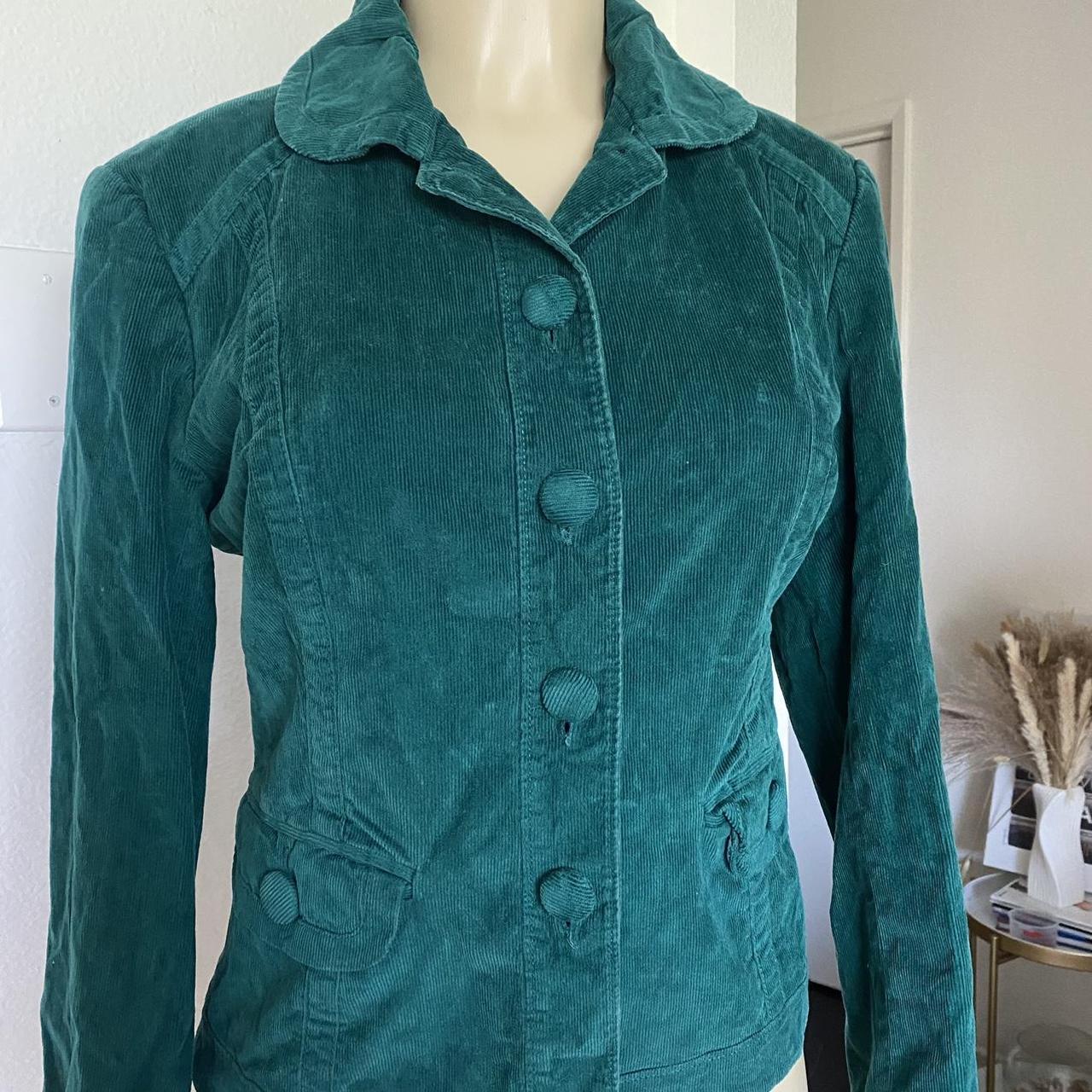 Green corduroy jacket Its giving Vintage style, it... - Depop