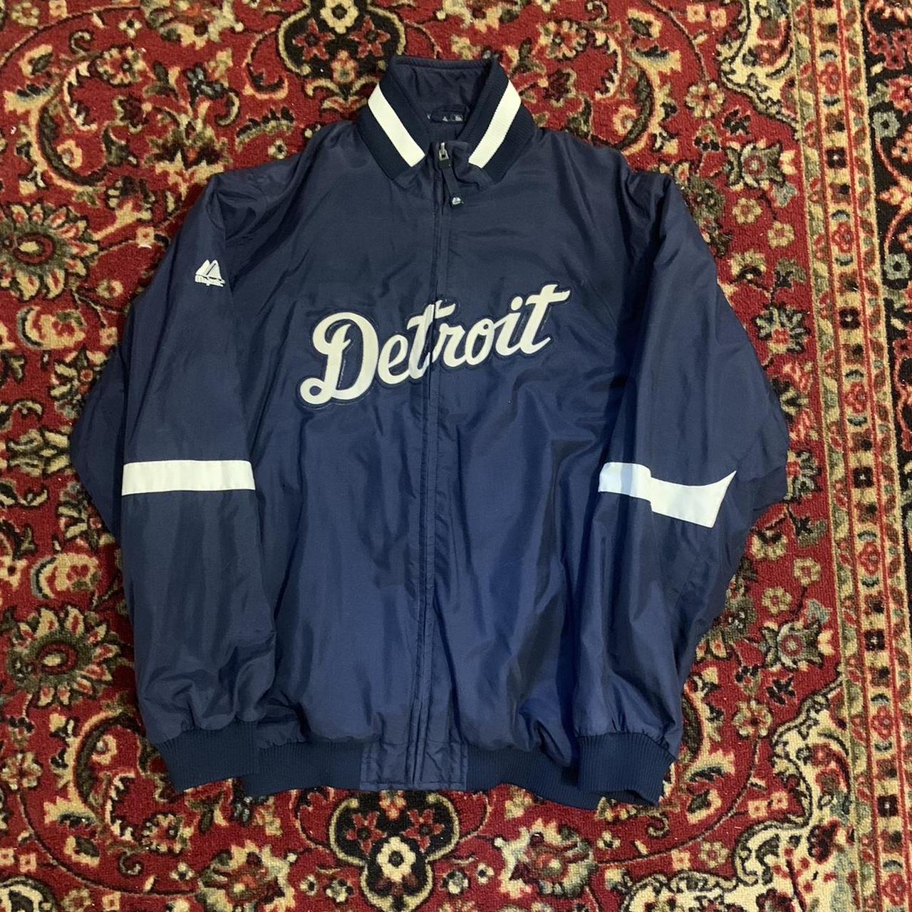 MLB TIGERS satin jacket. this baby is stunning. size - Depop