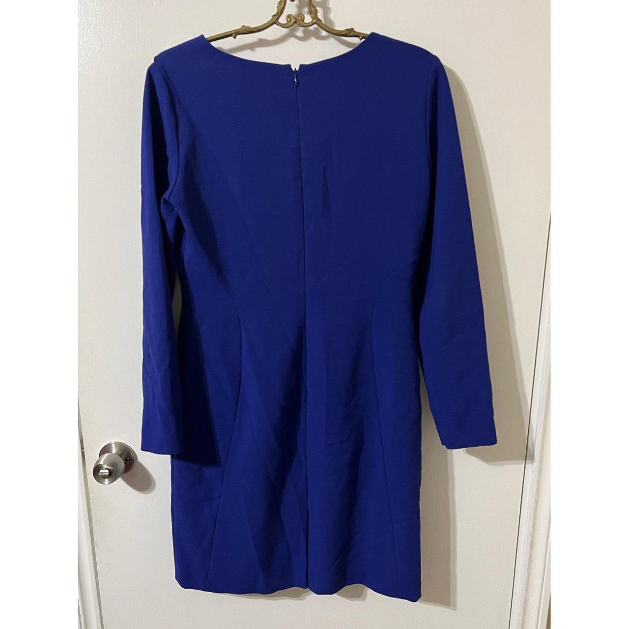 Antonio Melani Women's Purple and Blue Dress | Depop