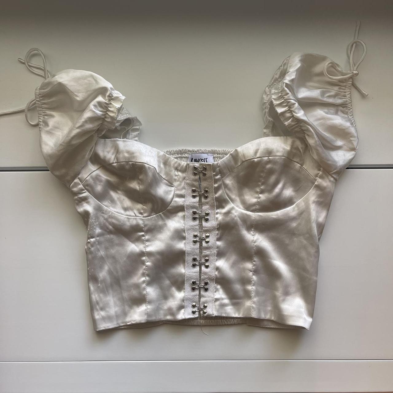 Princess Polly Women's White Corset Depop