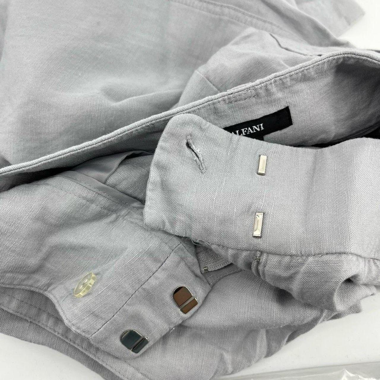 Alfani Women's Gray Linen Blend Pants 10 , Brand
