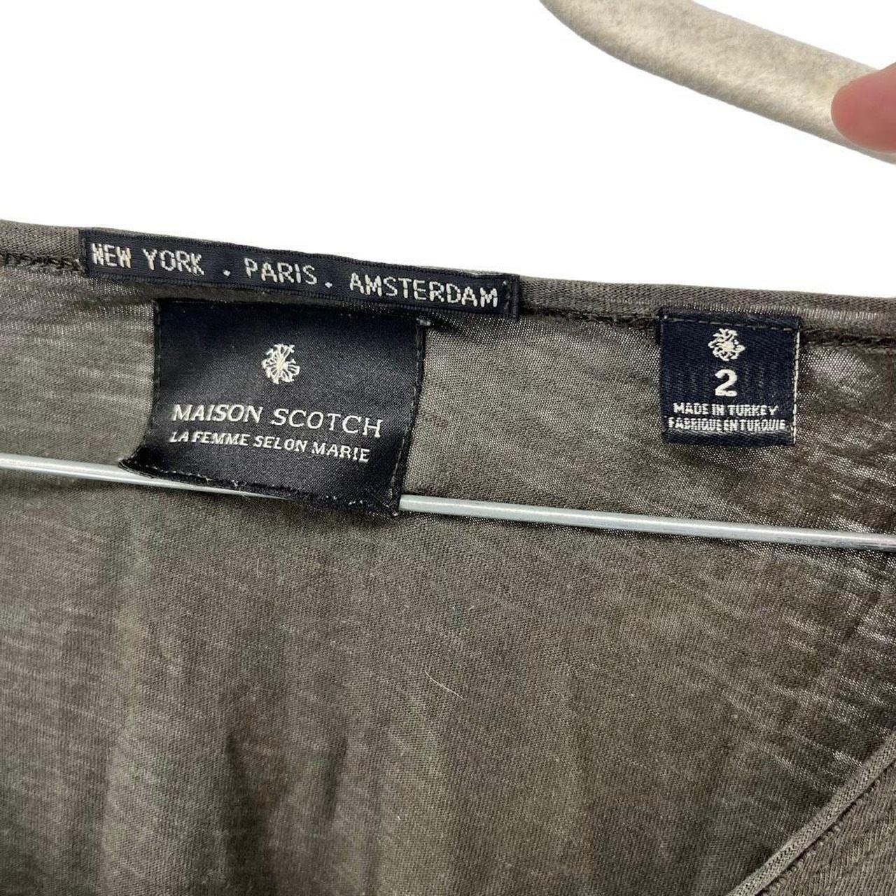 Maison Scotch Women's Grey T-shirt (3)