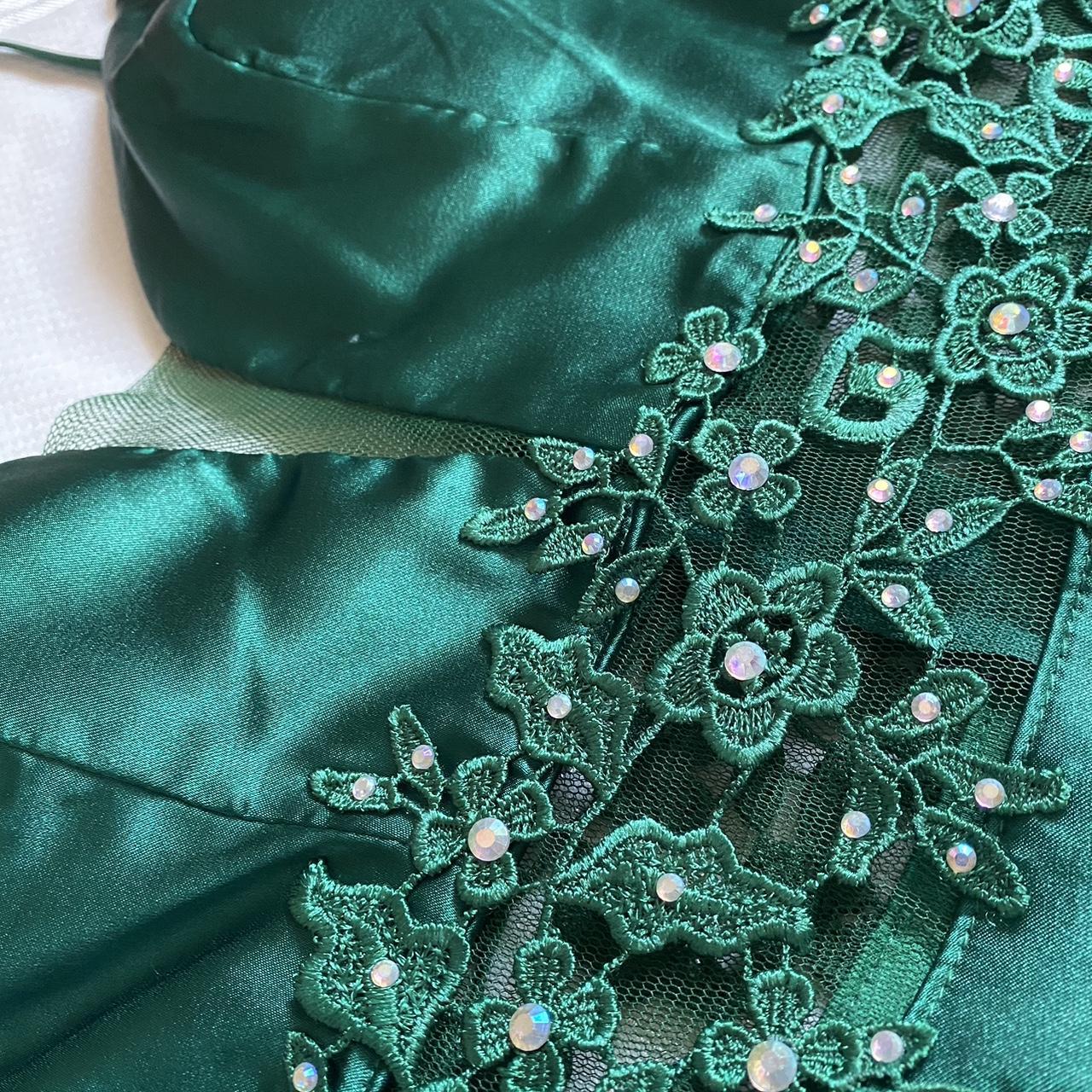 Jcpenney green sale prom dress