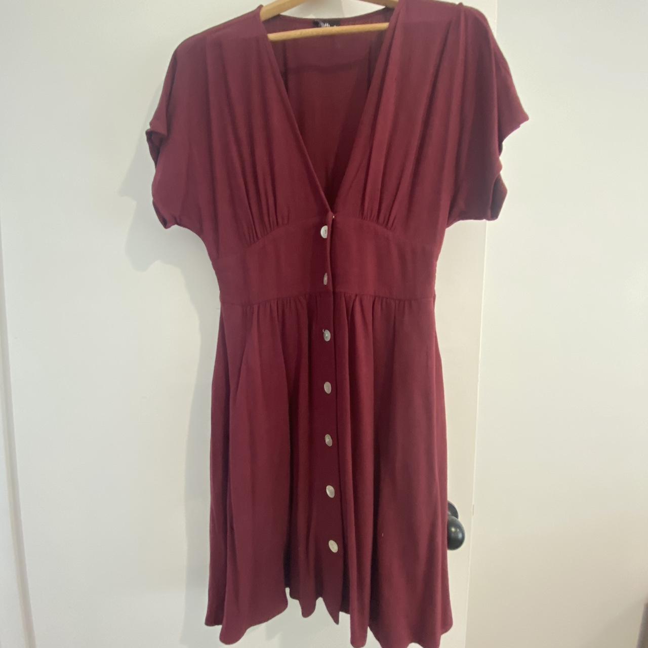 Dotti burgundy outlet dress