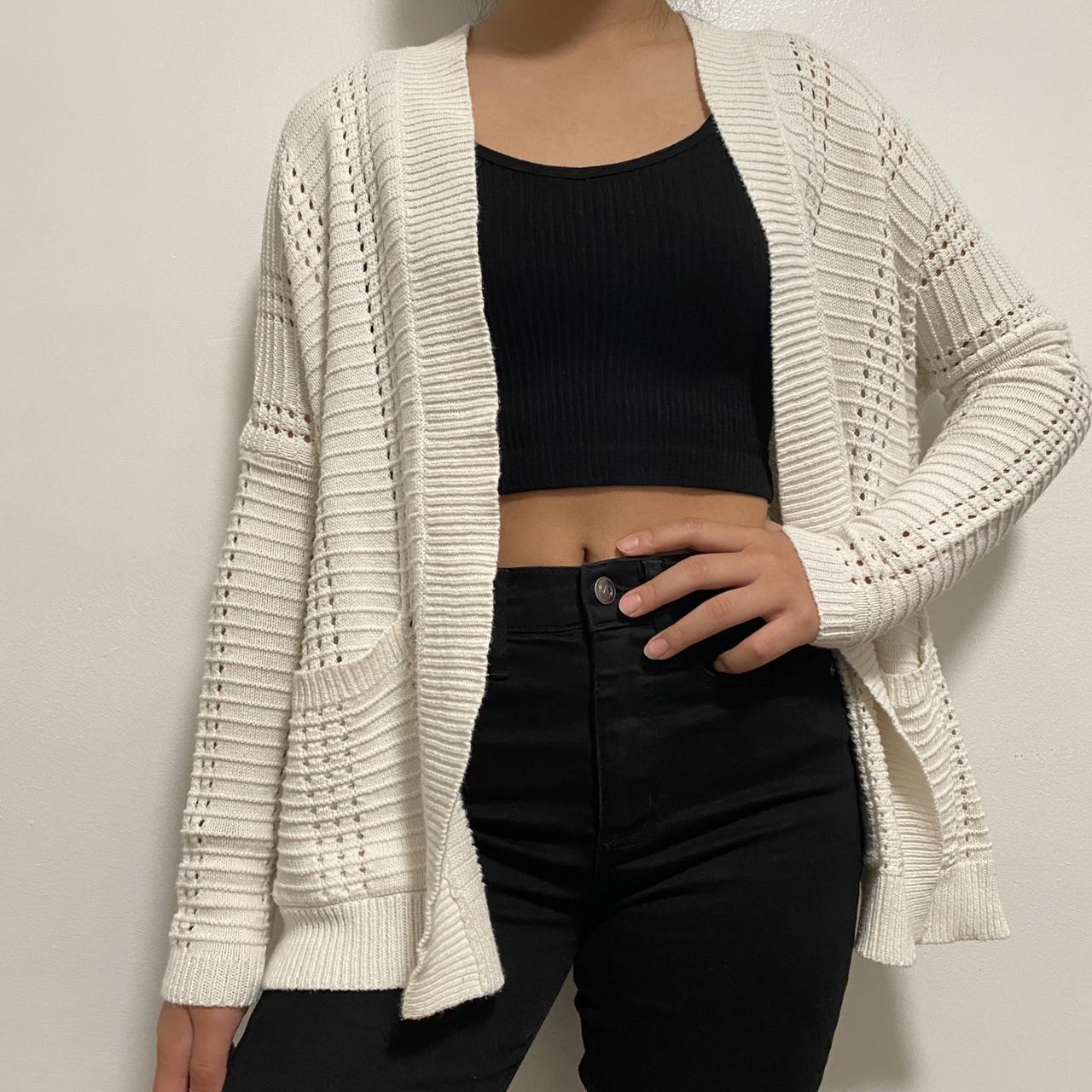 express white cardigan