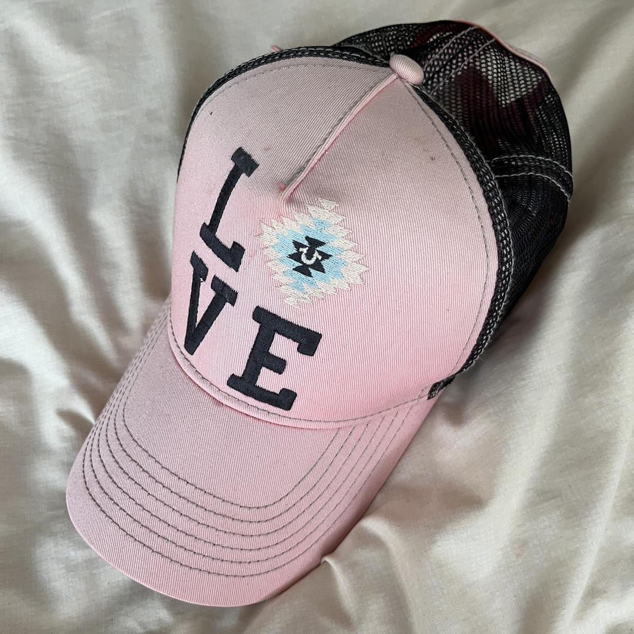 Pink true hot sale religion hat