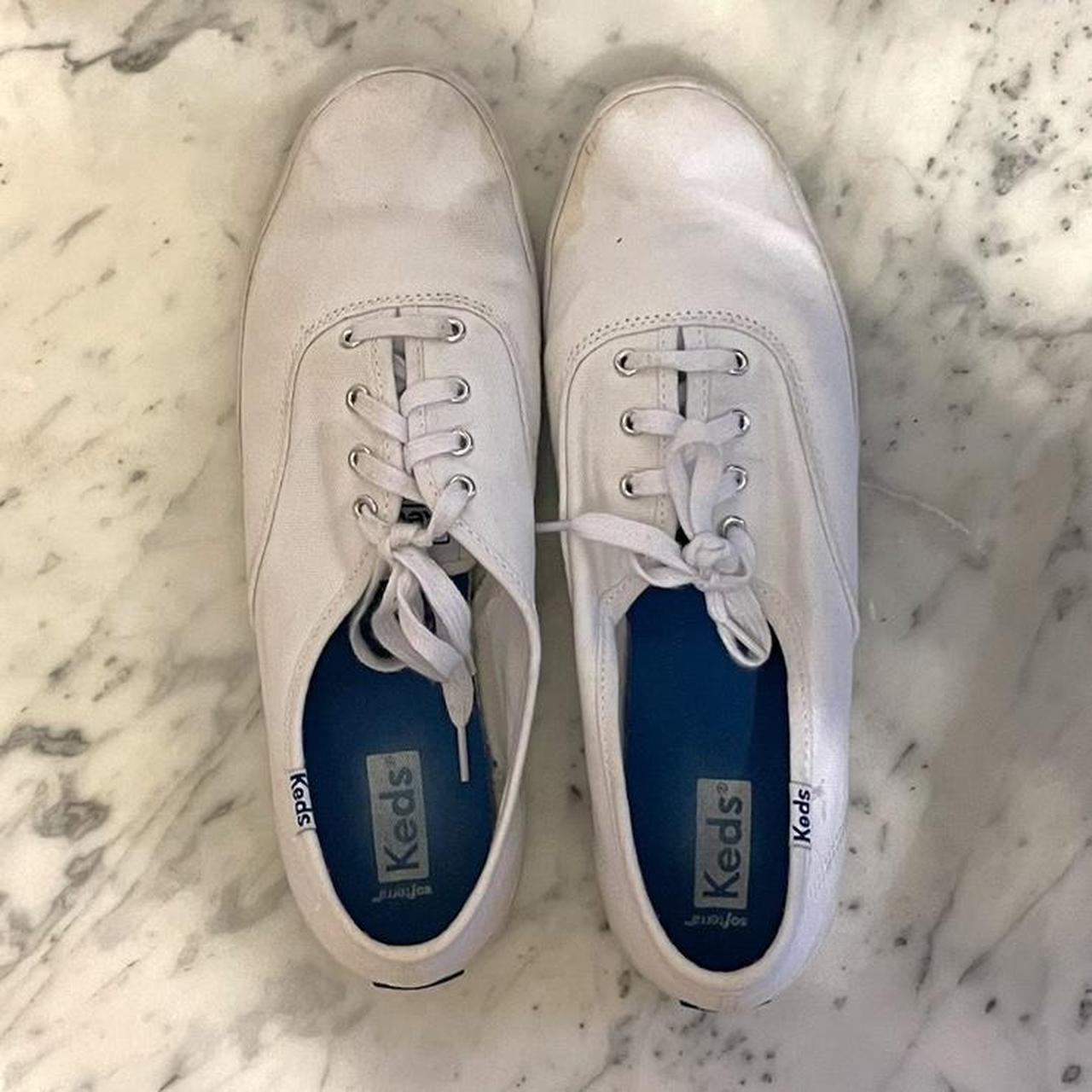 Keds champion deals white canvas