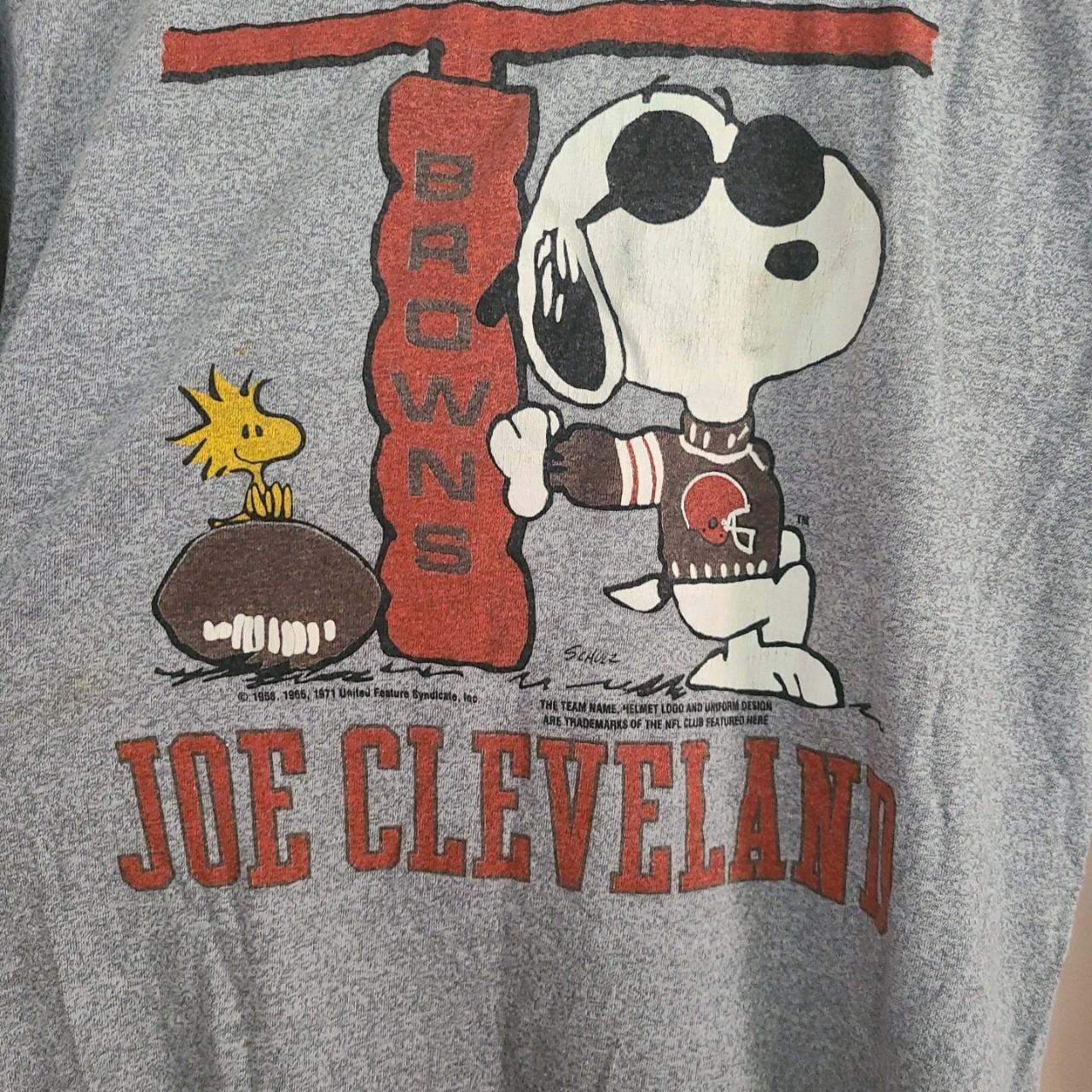 Joe Cool Snoopy Cleveland Browns T-Shirt - T-shirts Low Price