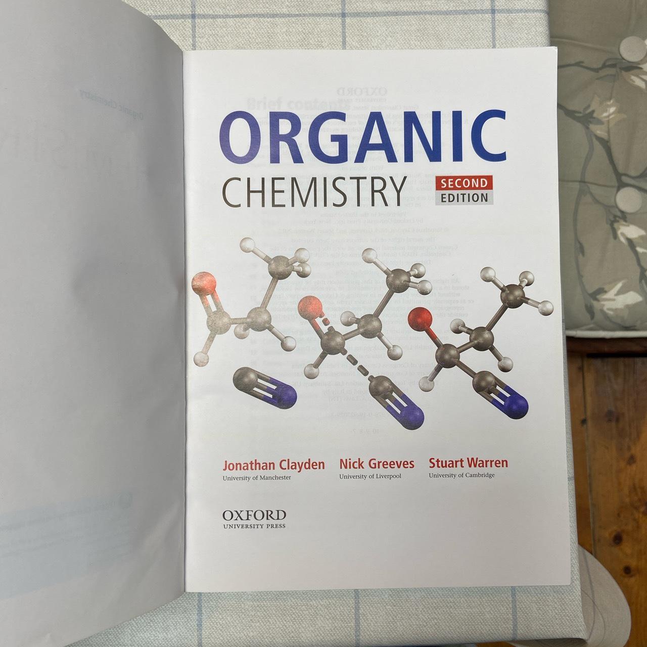 Organic Chemistry Jonathan Clayden, Nick Greeves... - Depop