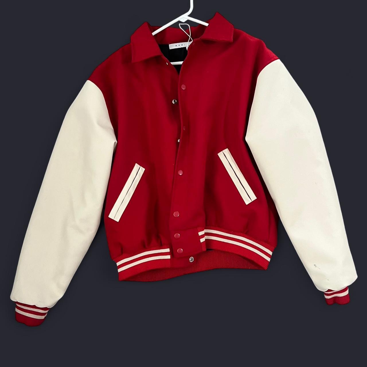 アウターその他 SOMEWHERE BUTTER. childhood varsity jacket vintage red B23CC childhood varsity jacket - vintage red - SOMEWHERE BUTTER.
