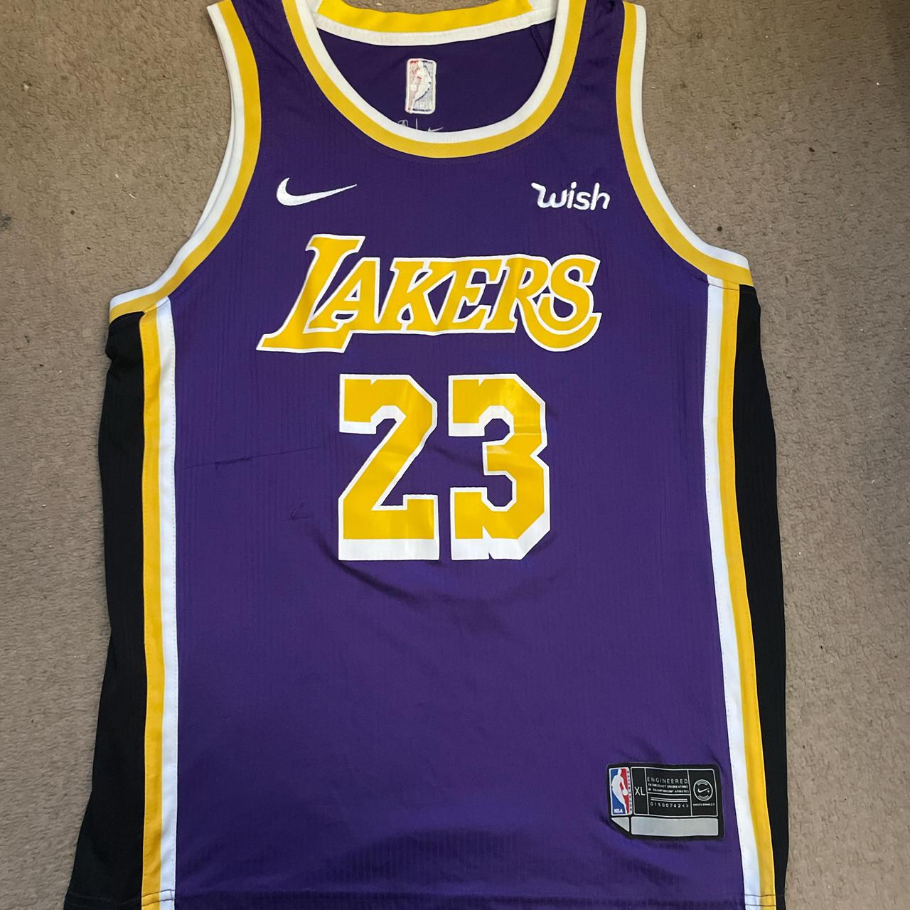 La Lakers Lebron James Purple Jersey Few Loose - Depop