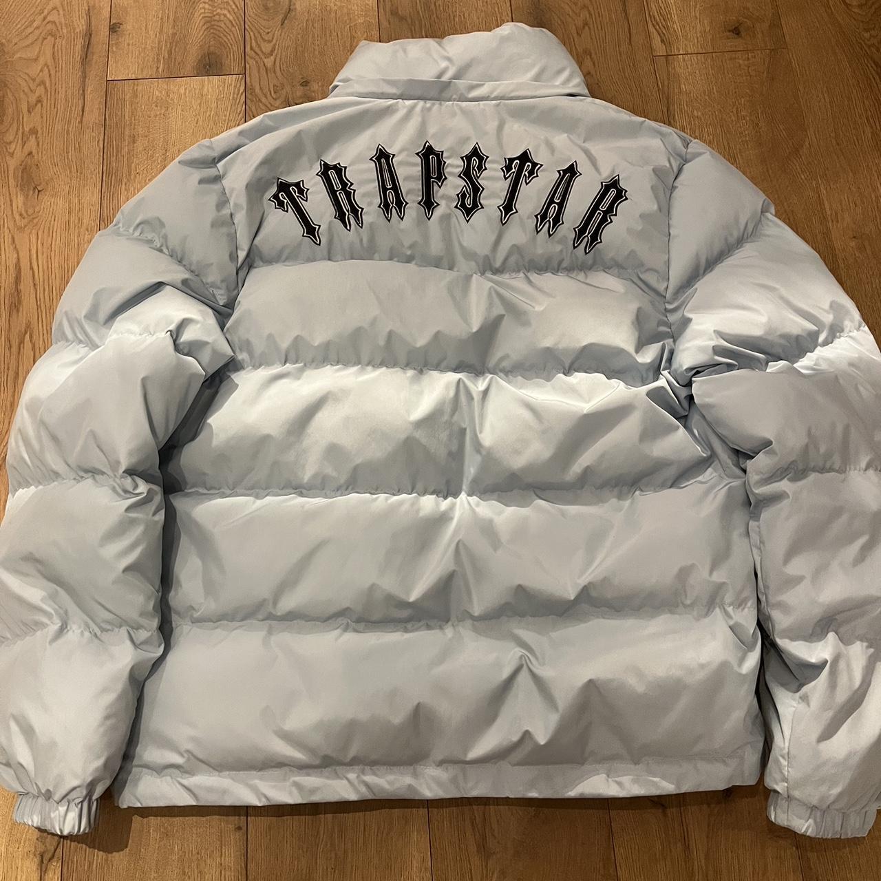 Trapstar Irongate Puffer Jacket Ice Blue including... - Depop