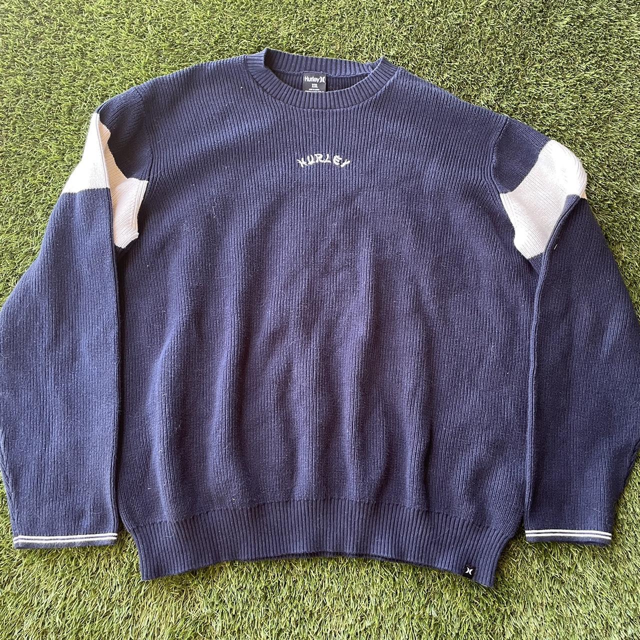 vintage early 2000’s hurley sweater such a sick... - Depop