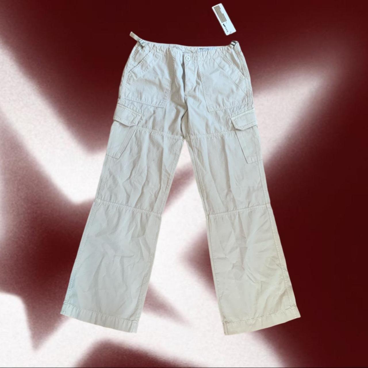 dead stock beige cargo pants from Italy. Brand is... - Depop
