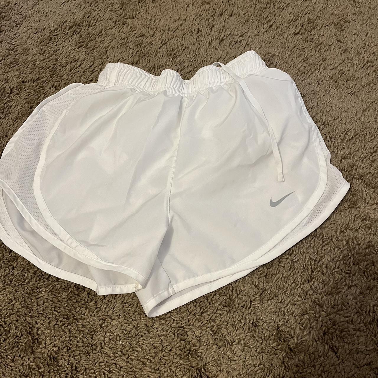womens white nike air shorts