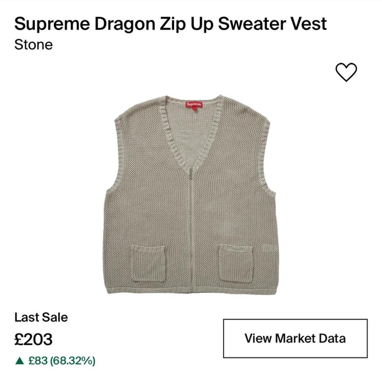 Supreme Dragon Sweater Vest Tags still on Open to... - Depop