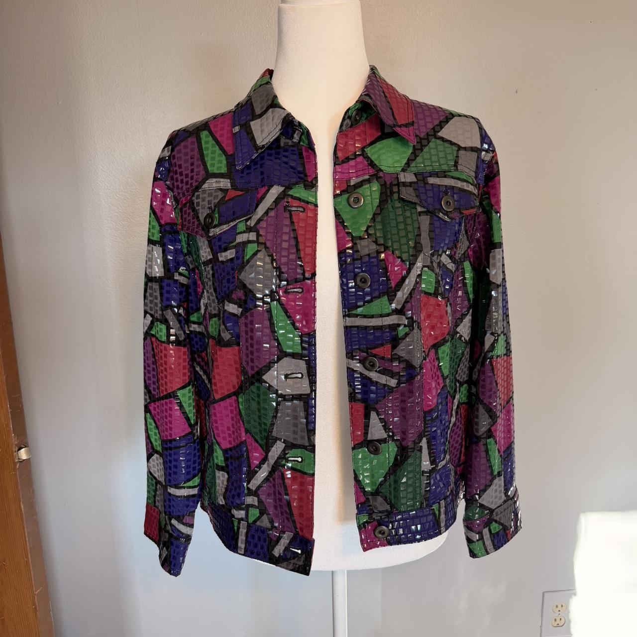 Ruby Rd. Women's Shacket Jacket - Multi/Purple - … - image 1