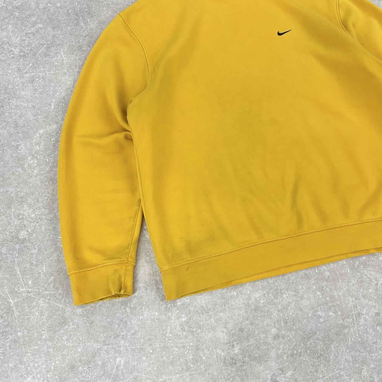 mens yellow nike sweatshirt
