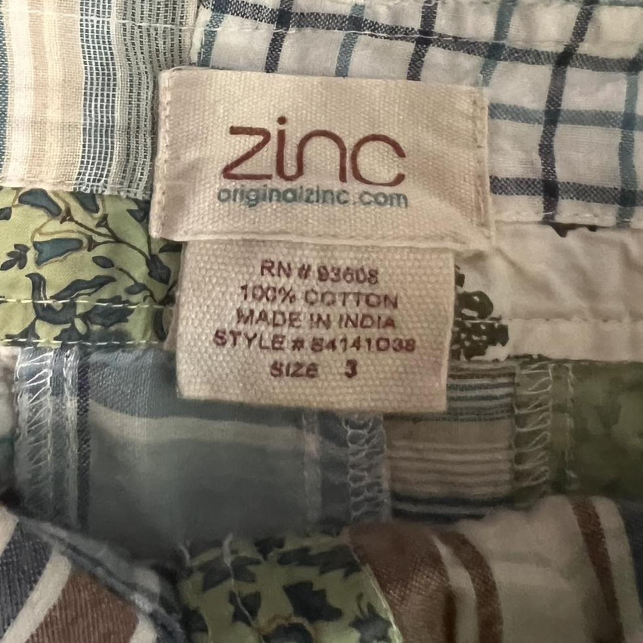 Women's Skirt - Multi/Green - M – Mini patchwork … - image 4