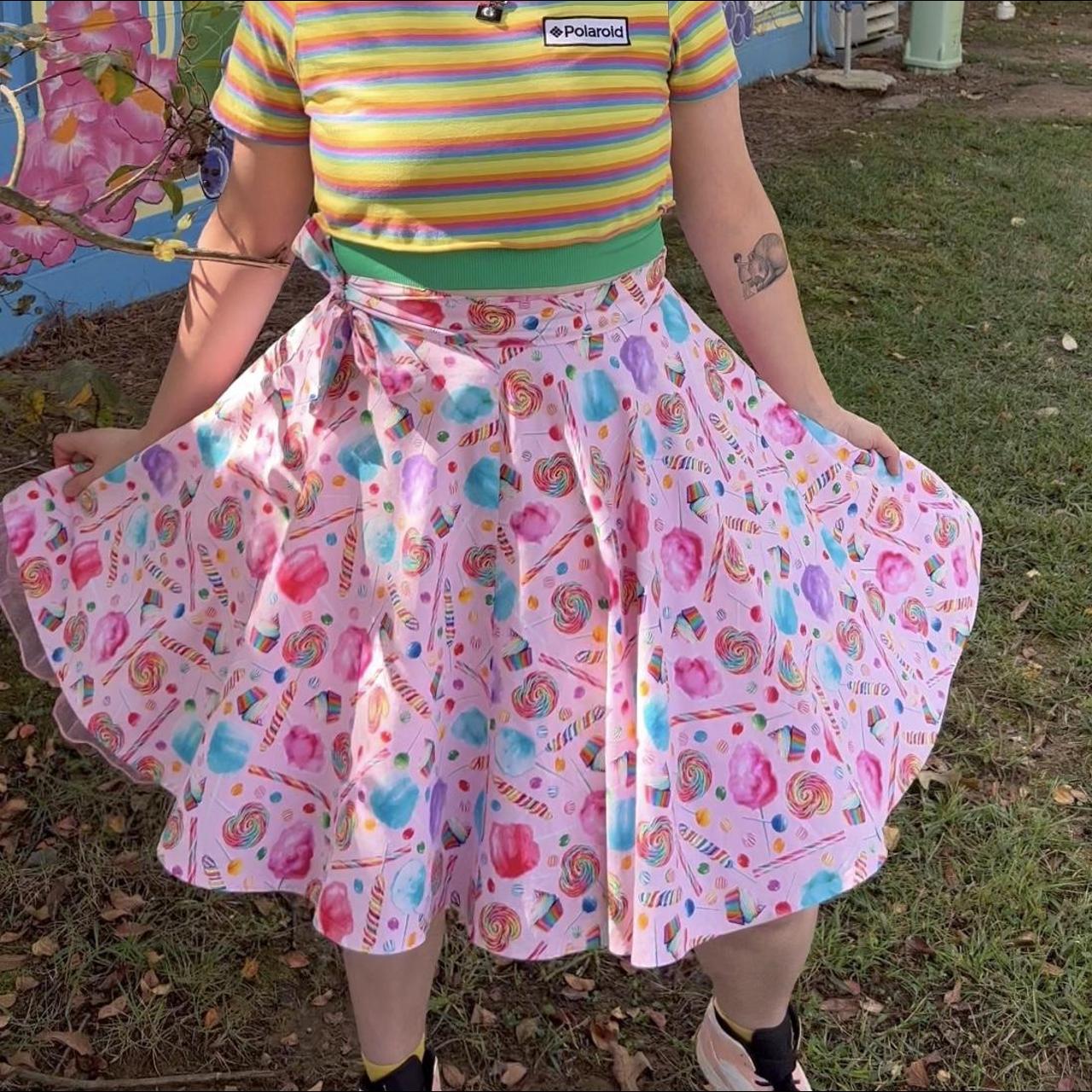 THE CANDY Circle Skirt Handmade by ME Candy. Depop