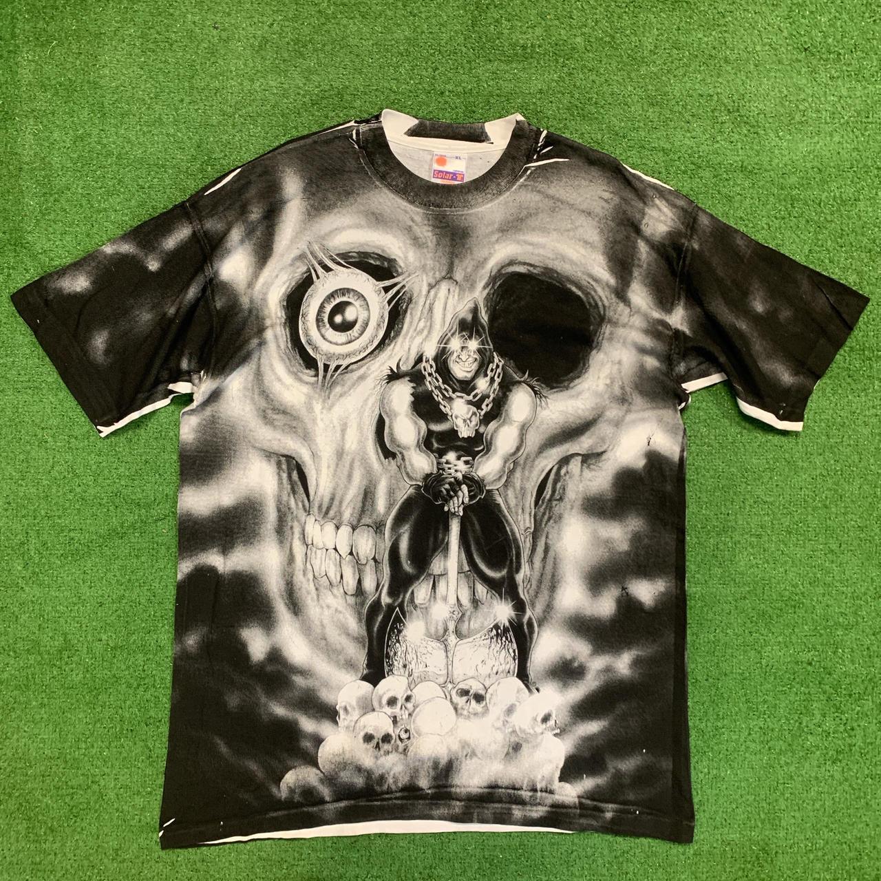 Vintage 90s Executioner Skulls outlet All Over