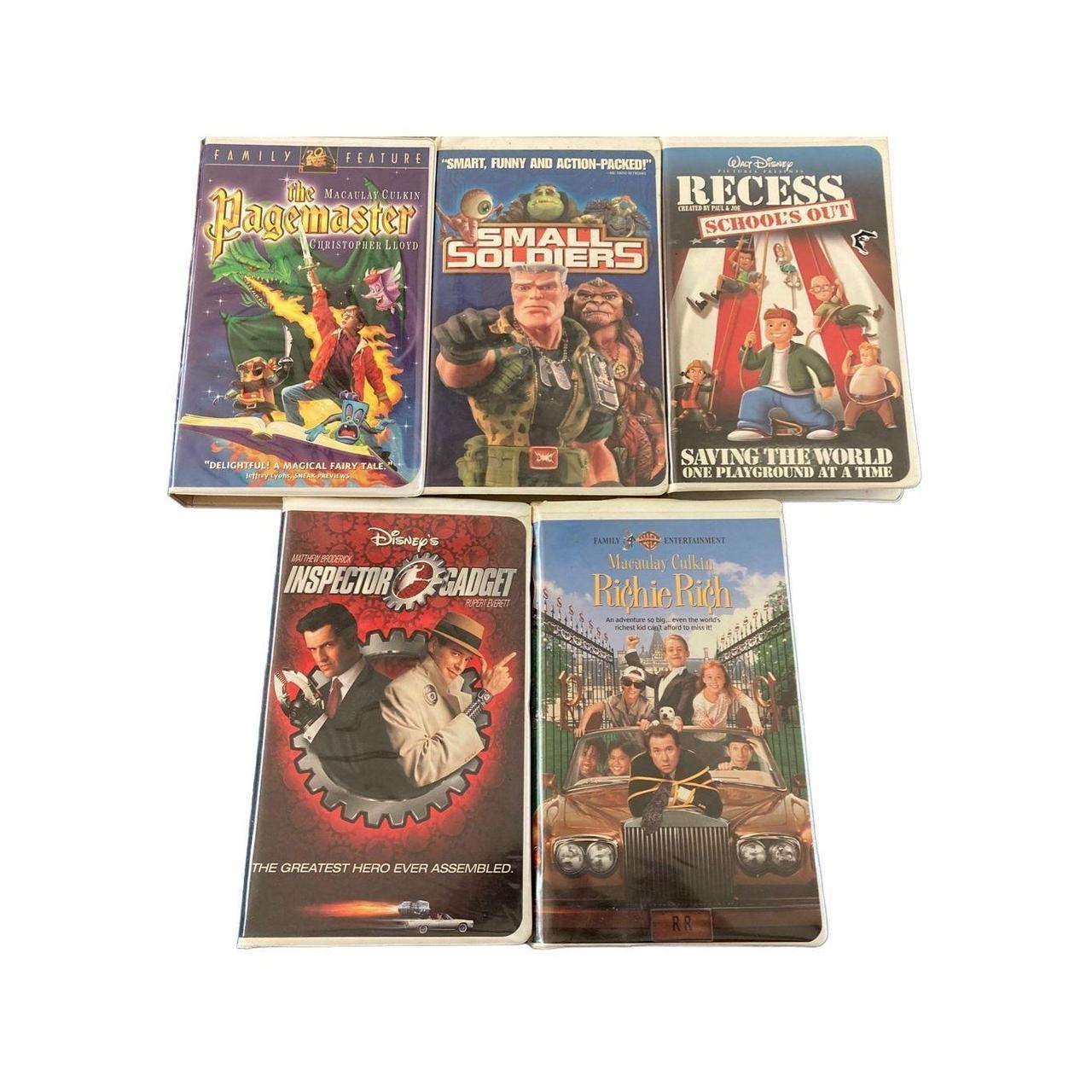 of　Lot　Recess:　School's...　Movies　VHS　Pagemaster　The　Depop