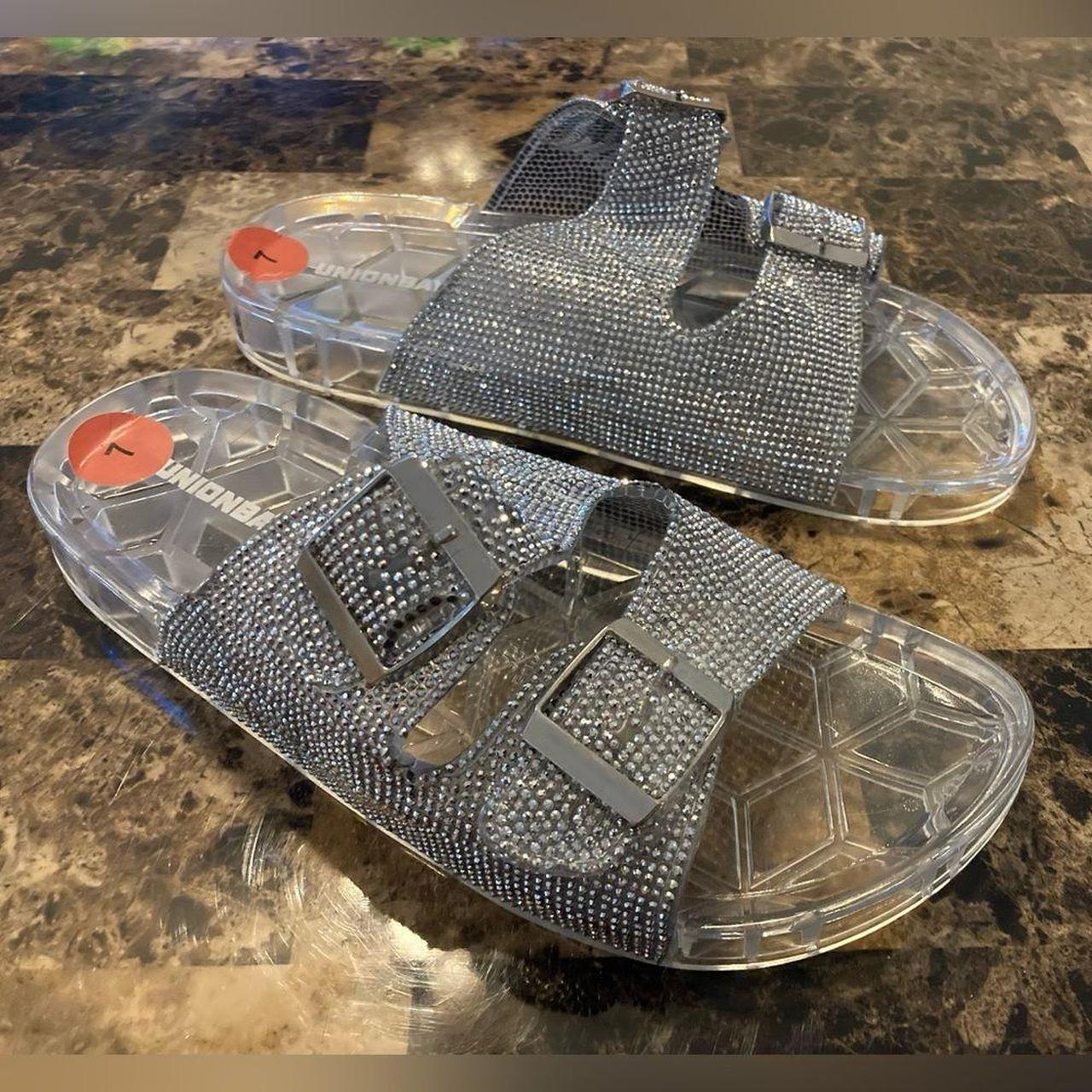 Clear 2024 jelly birkenstocks