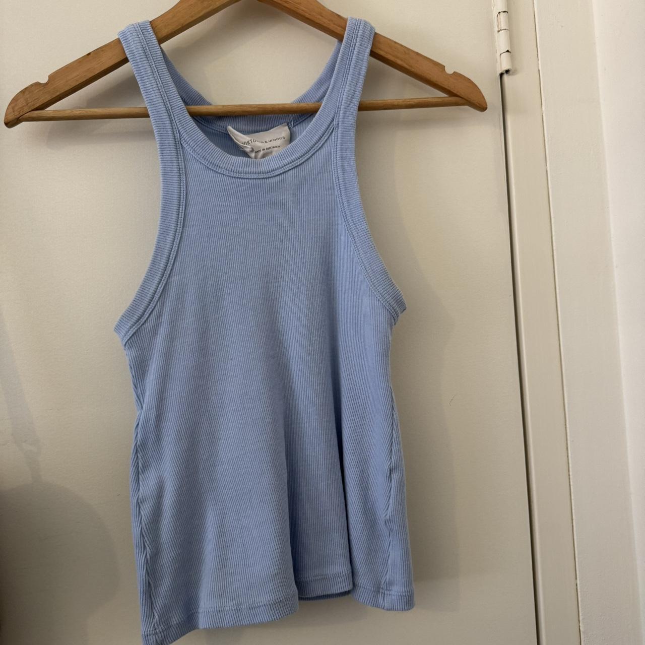 Blue Viktoria & woods singlet size 00 = 4 - Depop