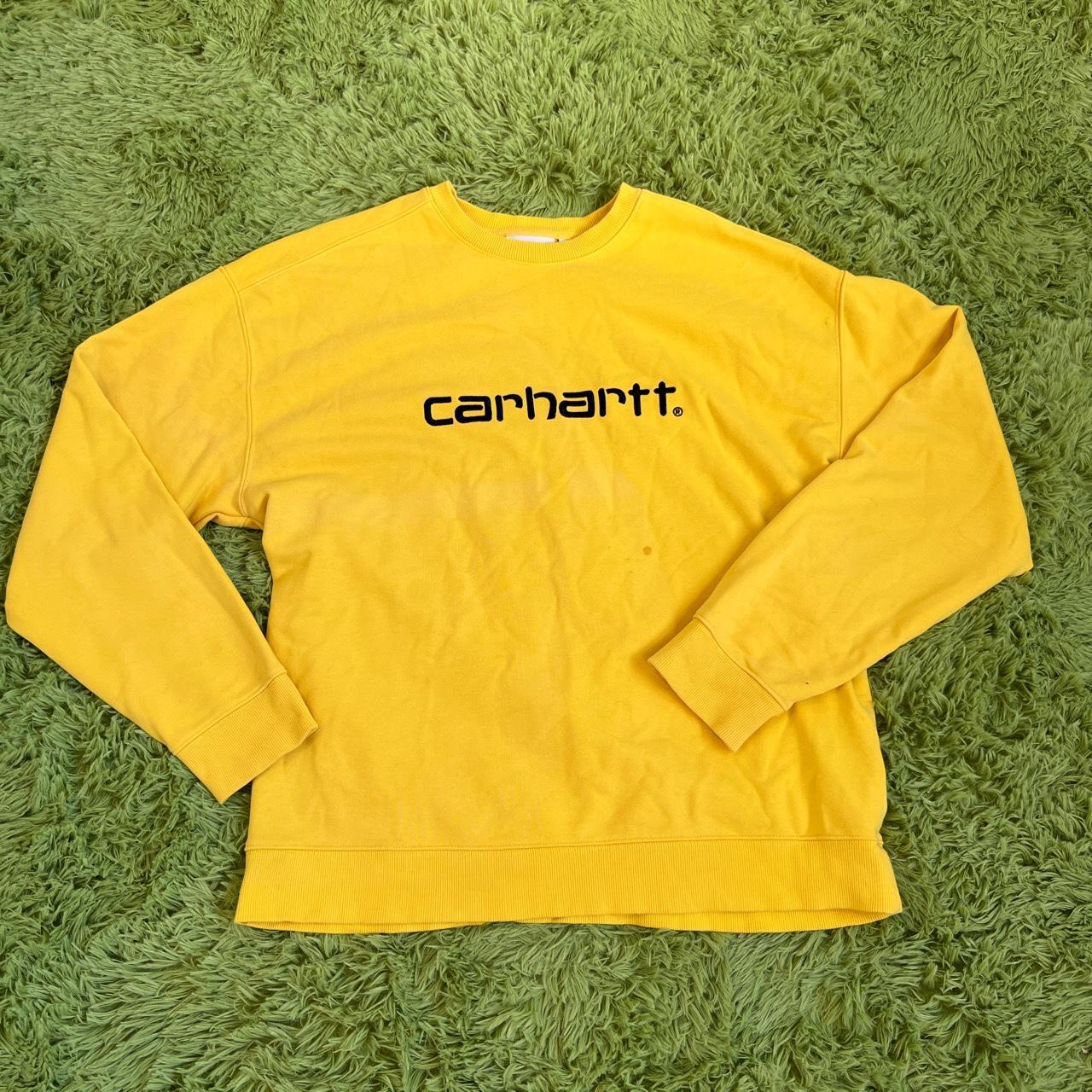 Carhartt yellow clearance sweatshirt