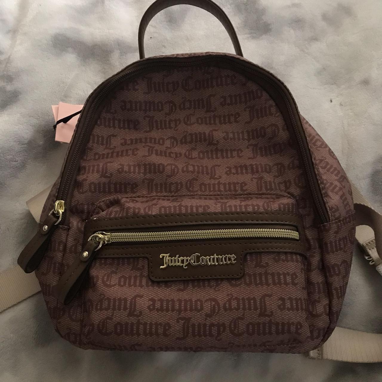 Juicy couture small backpack The backpack brings a - Depop