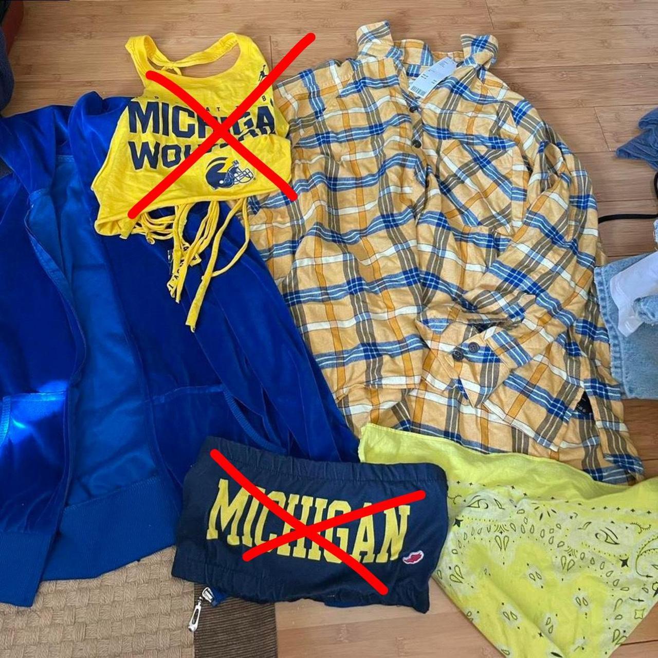 University of Michigan Vintage Baseball XL Jersey - Depop