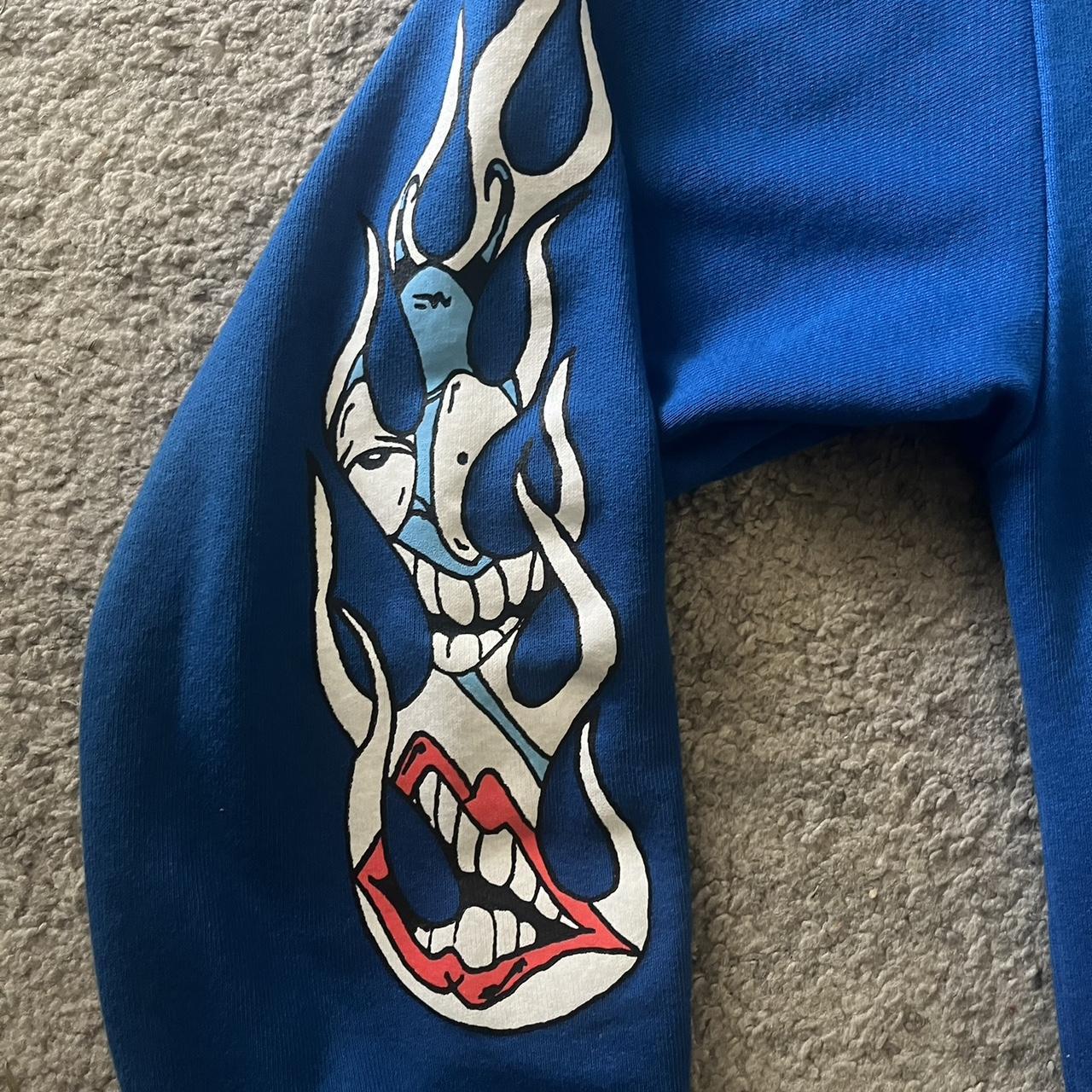 Chrome Hearts & Matty Boy blue “SPACE” hoodie Size | Depop