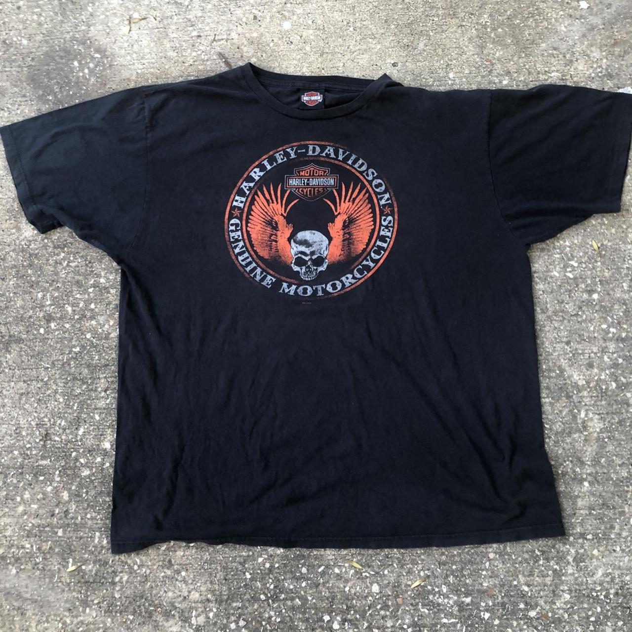 Harley Davidson Men's Black T-shirt | Depop