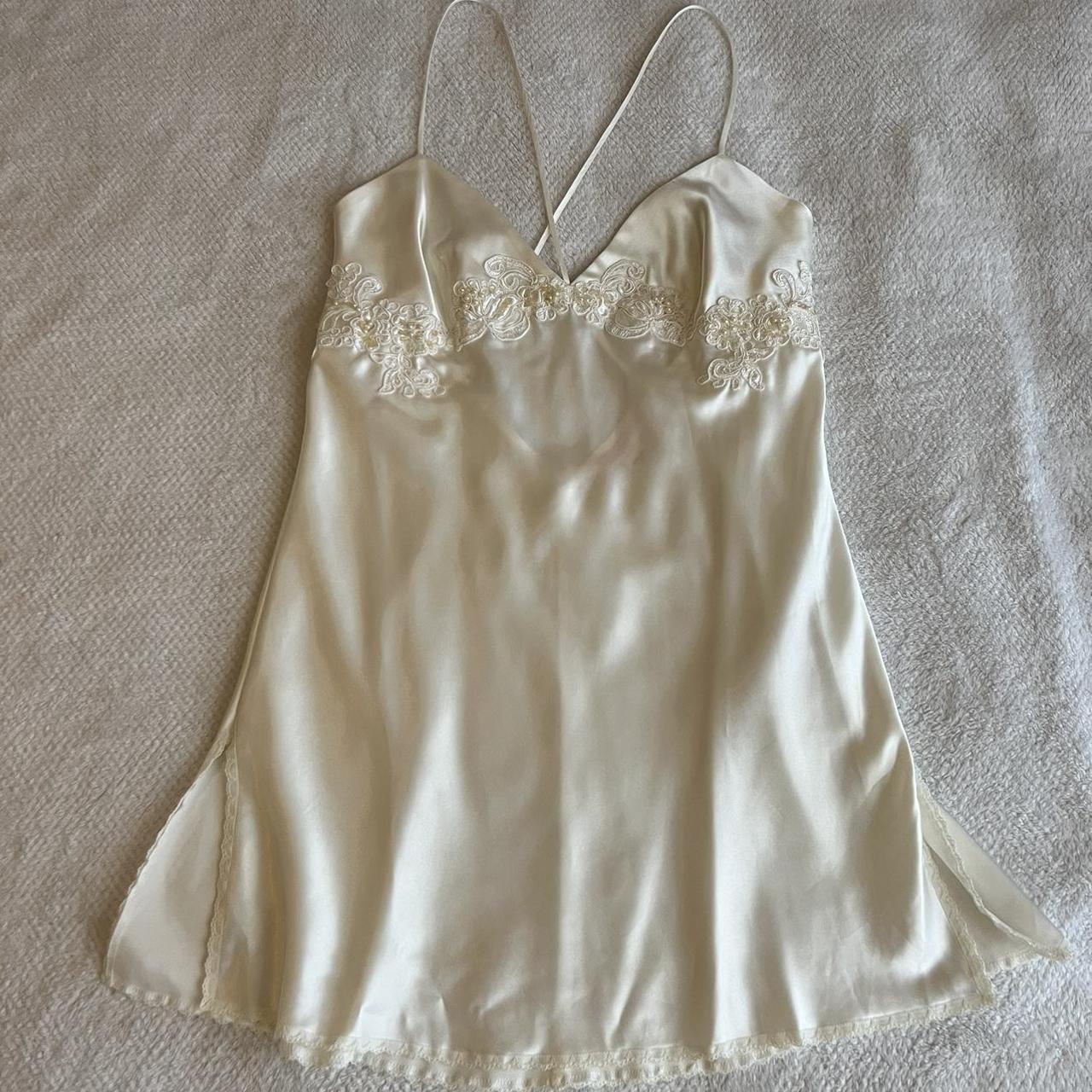 SOLD ON outlet DEPOP Vintage silk slip by Victo