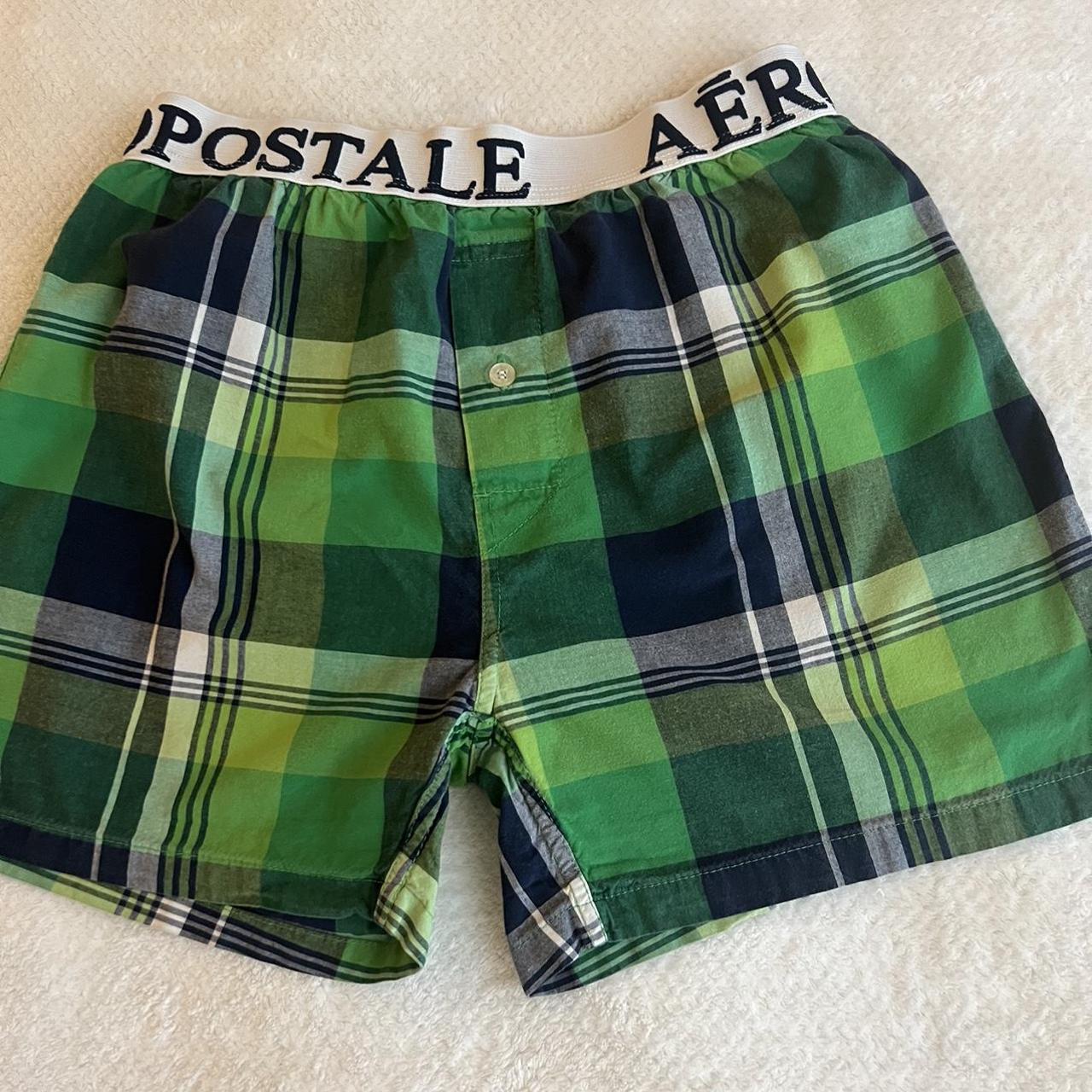 Y2Kplaid boxers ♡ Size small Minimal... - Depop