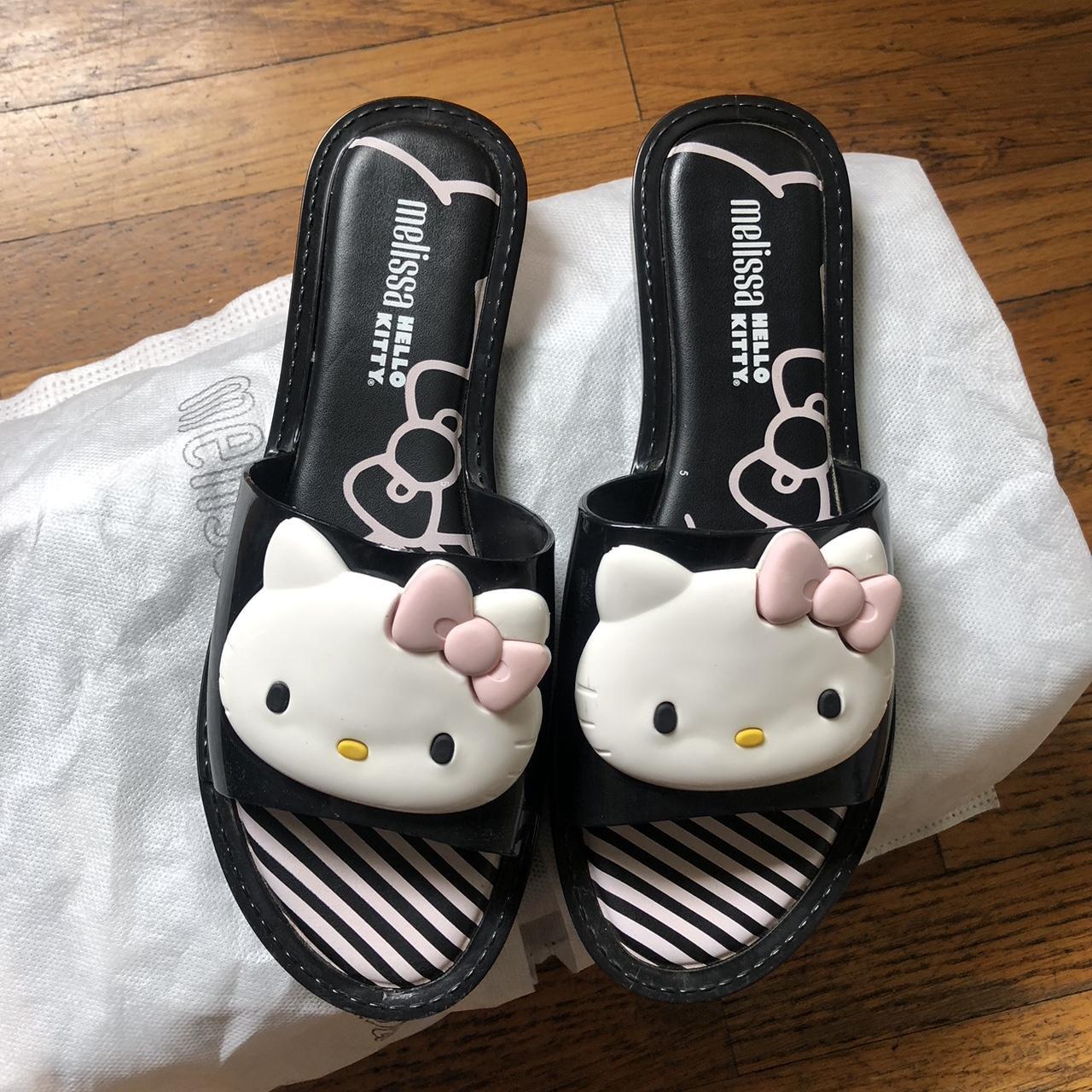 Melissa Women's White and Pink Sandals | Depop