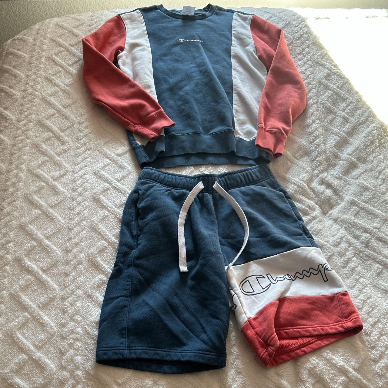 Champion Crewneck and shorts SET MUST BUY TOGETHER