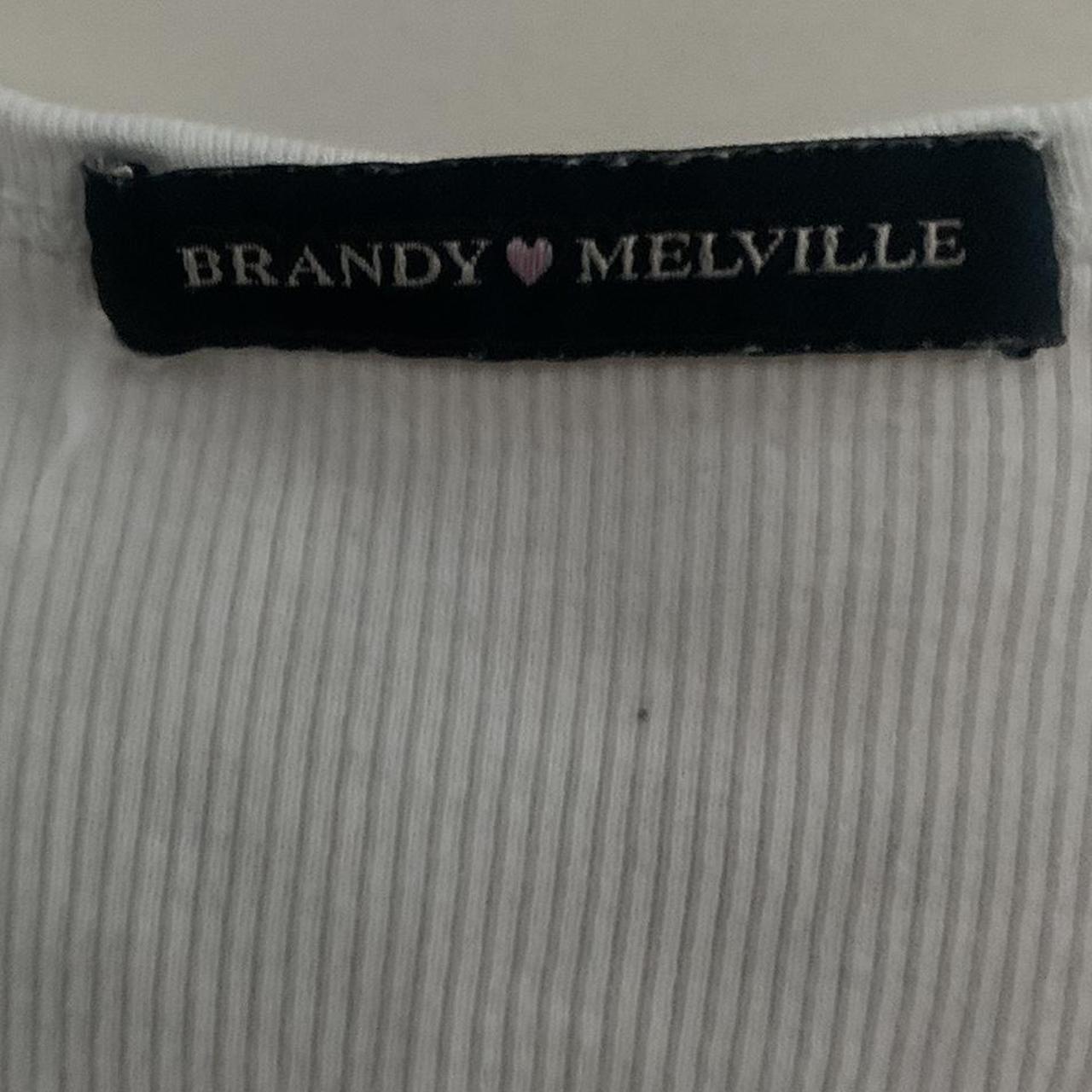 White button brandy Melville tank top It’s one... - Depop