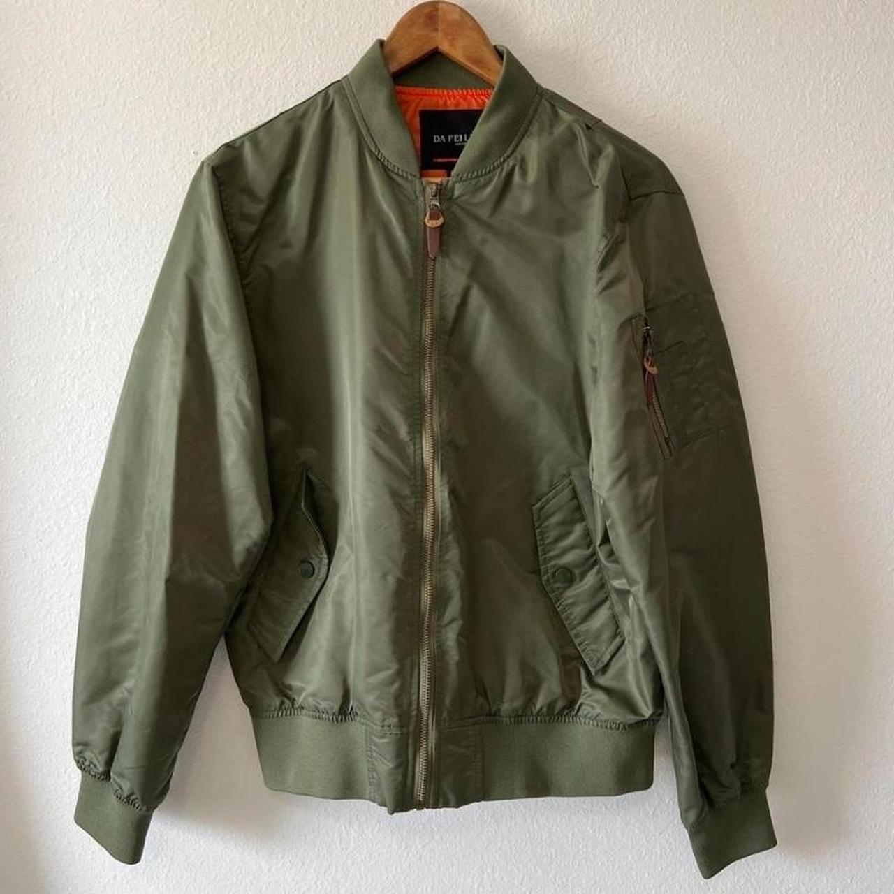 Green “Da Fei Li” Bomber Jacket In great condition,... - Depop