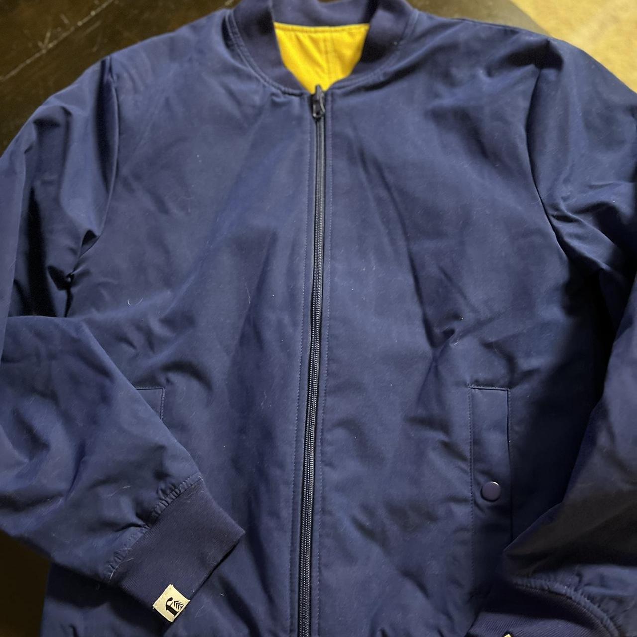 Men's Blue and Yellow Jacket | Depop