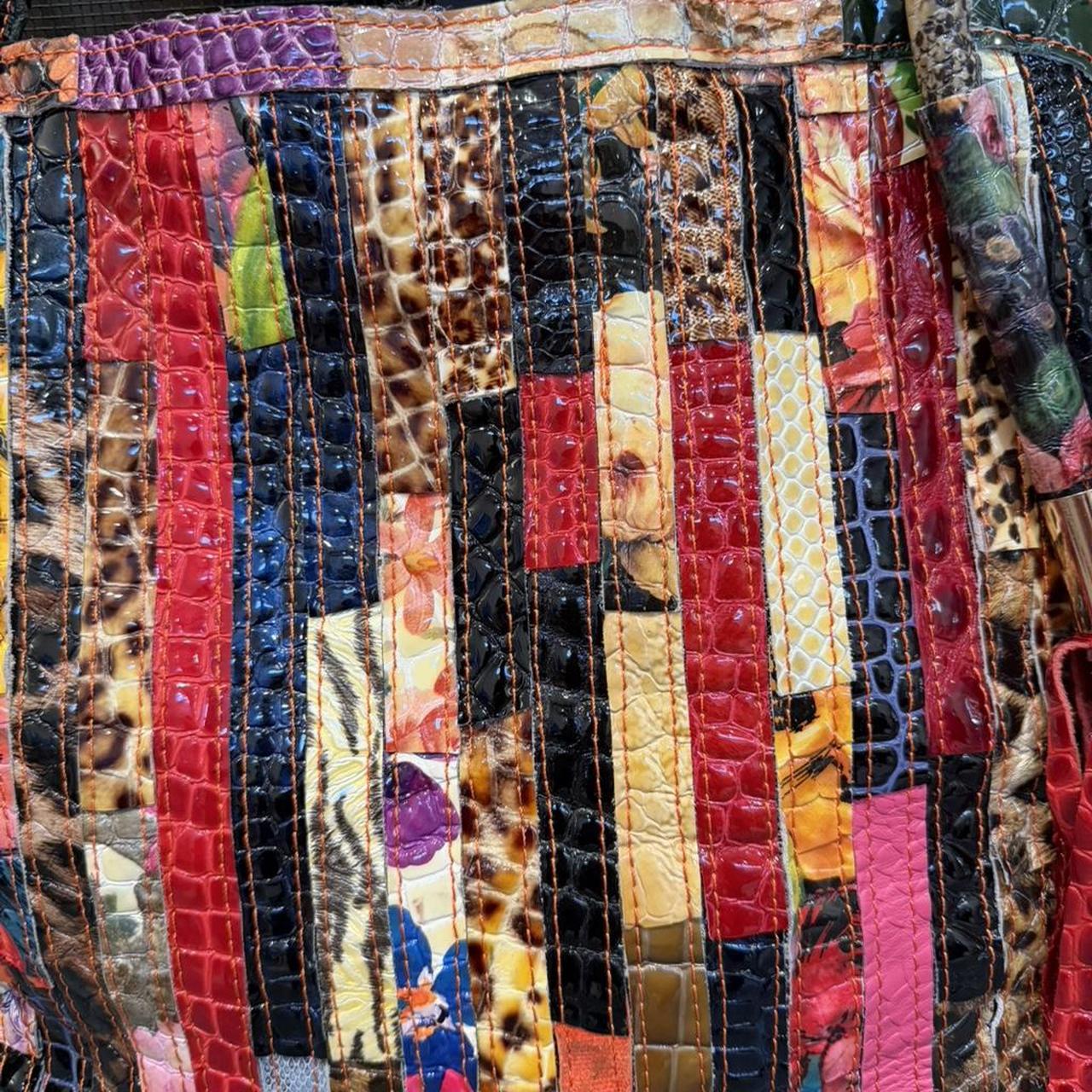 Women's Satchels - Multi – Multicolor Patchwork P… - image 2