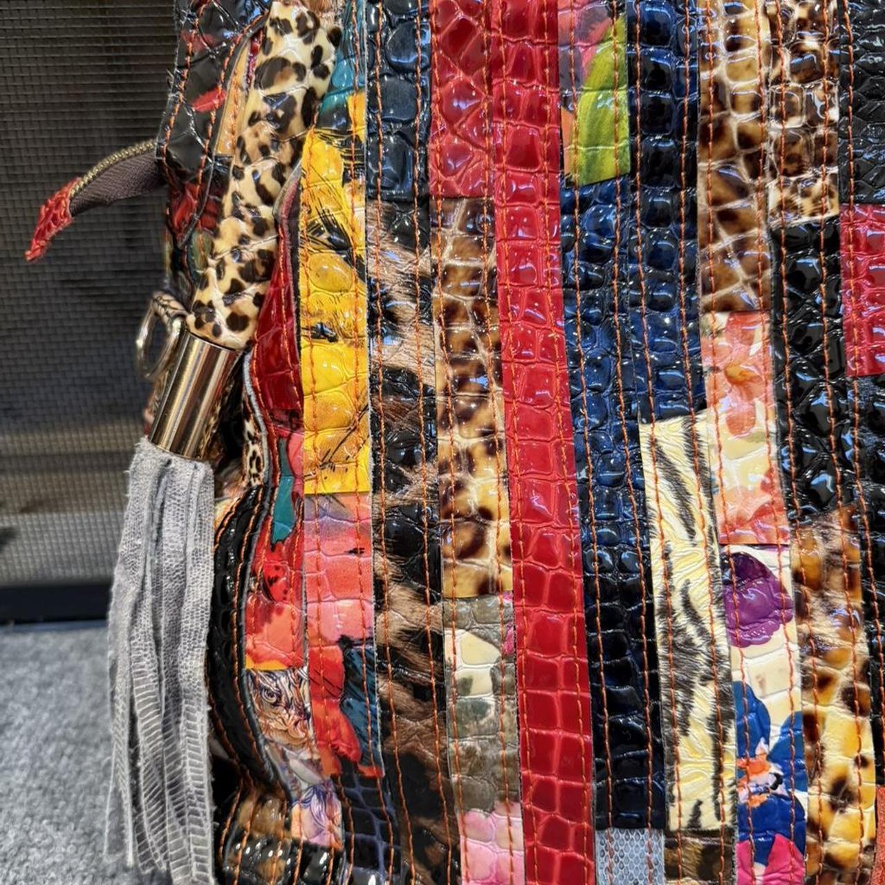 Women's Satchels - Multi – Multicolor Patchwork P… - image 3