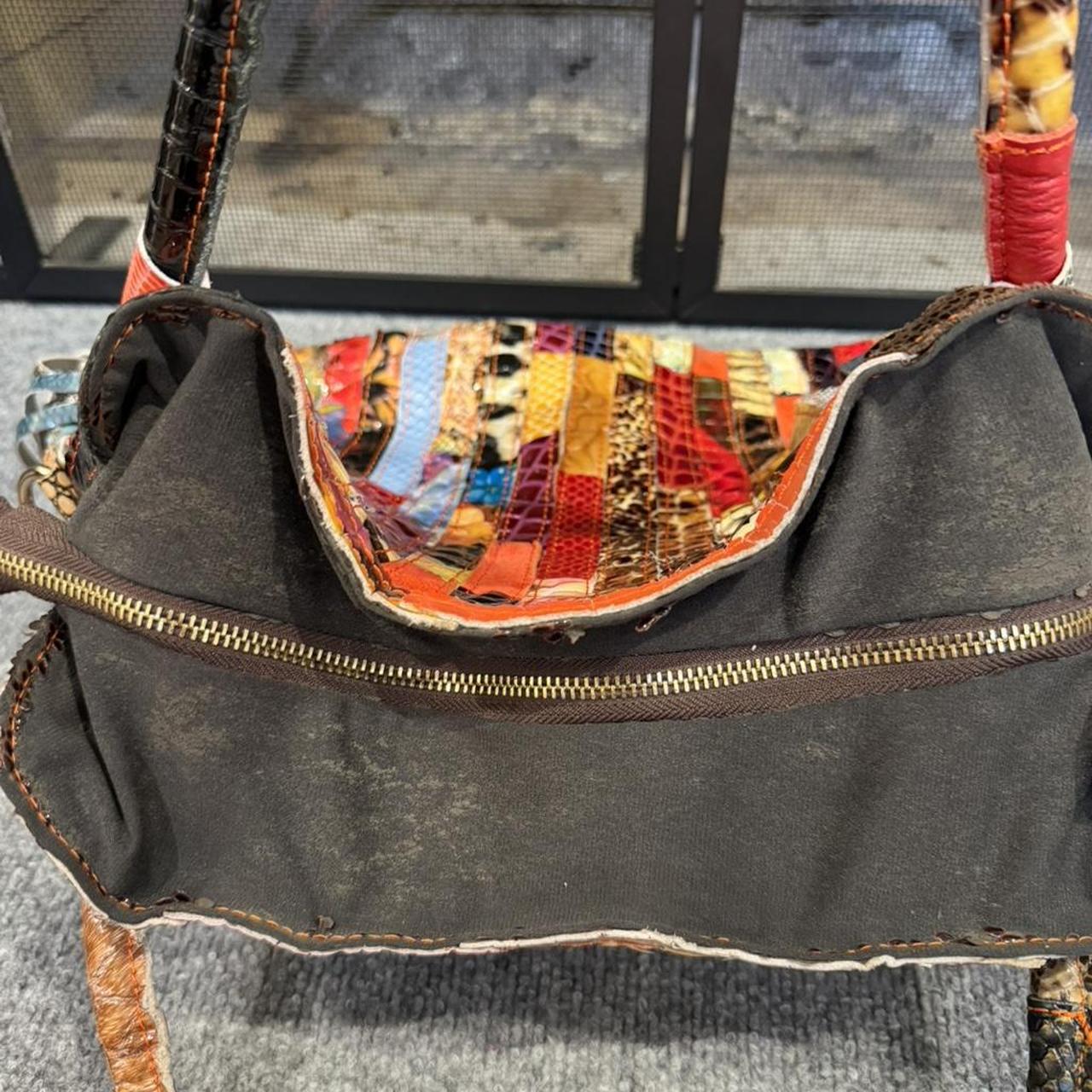 Women's Satchels - Multi – Multicolor Patchwork P… - image 7