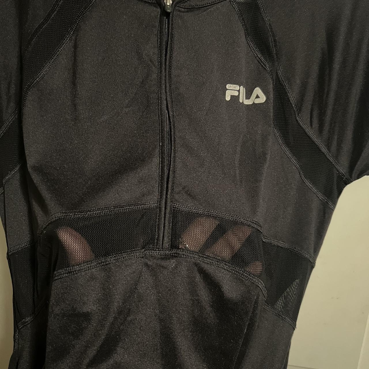 Fila Sport 1/4 zip activewear athletic pullover - Depop